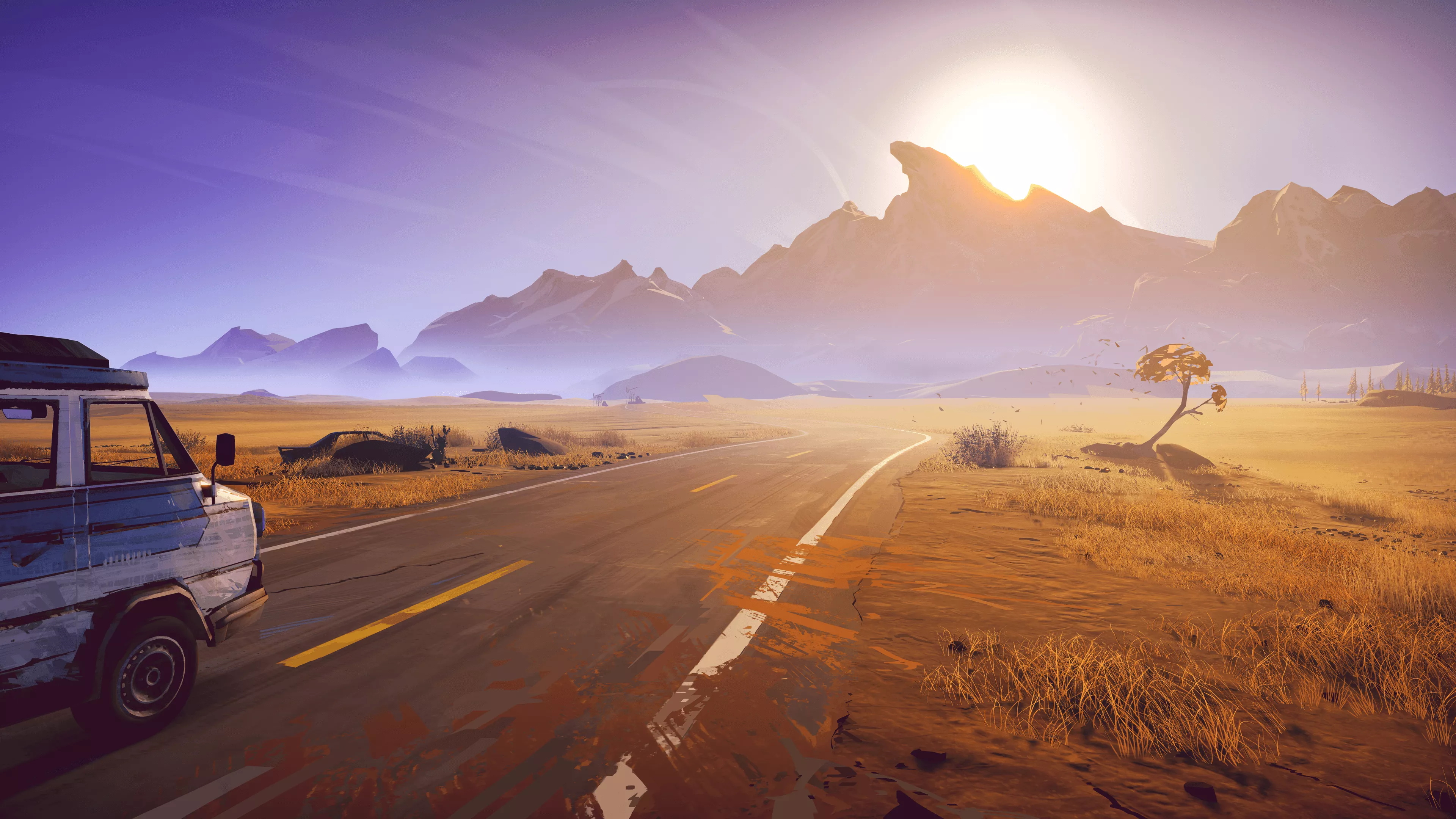 Video Game Road 96 4k Ultra HD Wallpaper