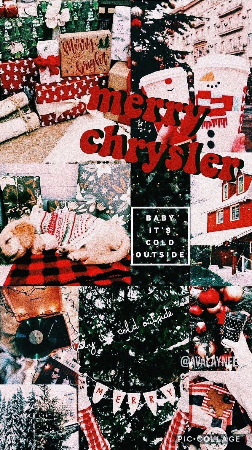 iPhone Aesthetic, Christmas Collage HD
