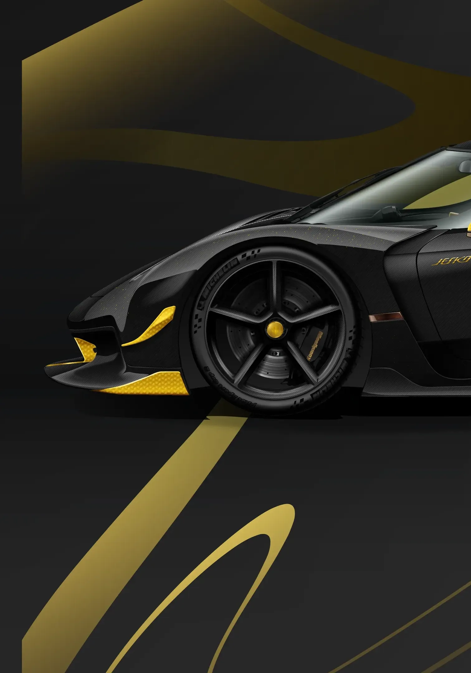 Koenigsegg Jesko Attack Odin Artwork