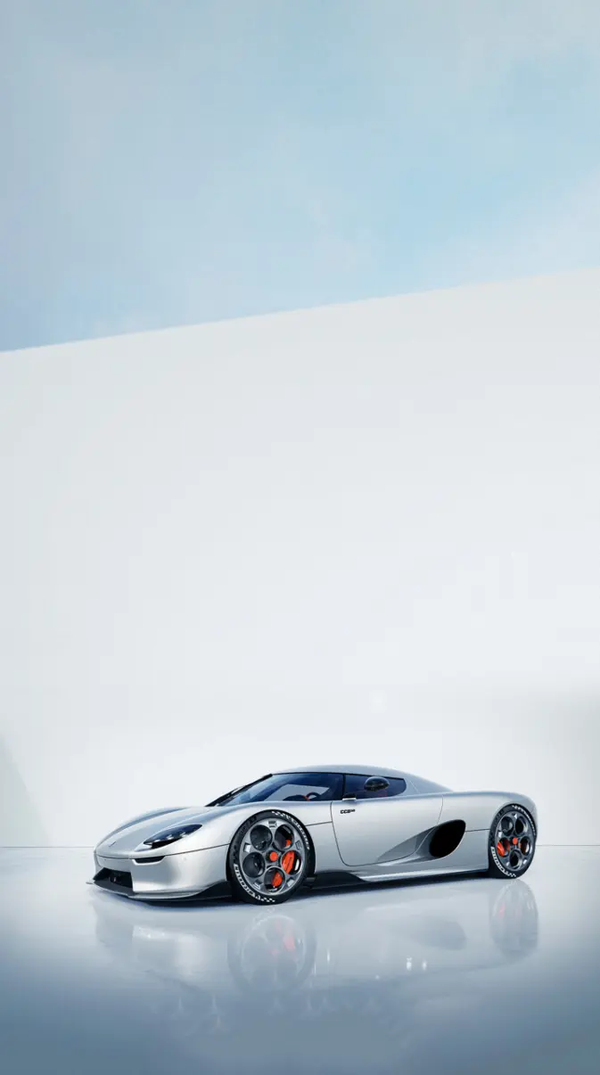 Koenigsegg cc850 white wallpaper