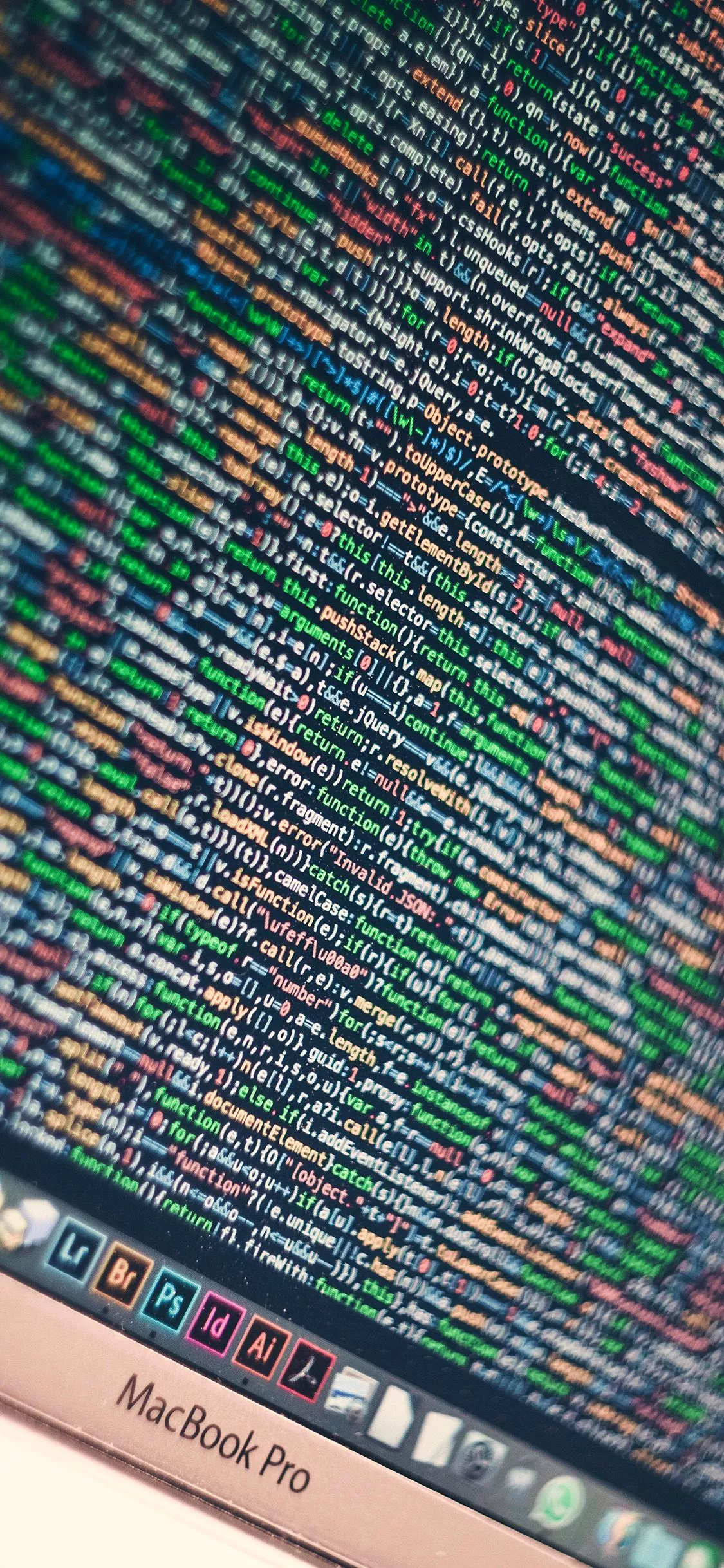 Coding Rainbow Mac Pattern
