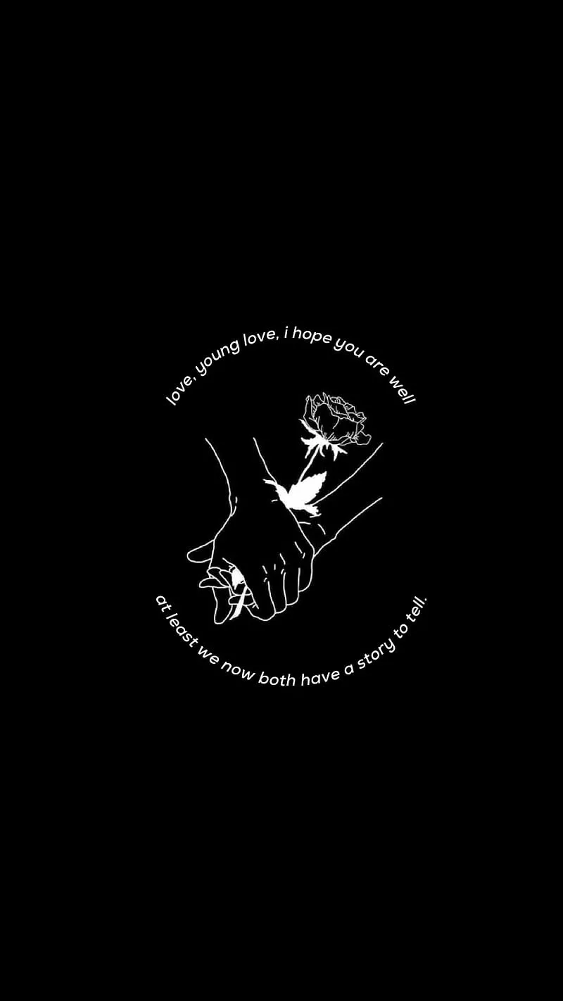 HD holding rose in hand wallpaper
