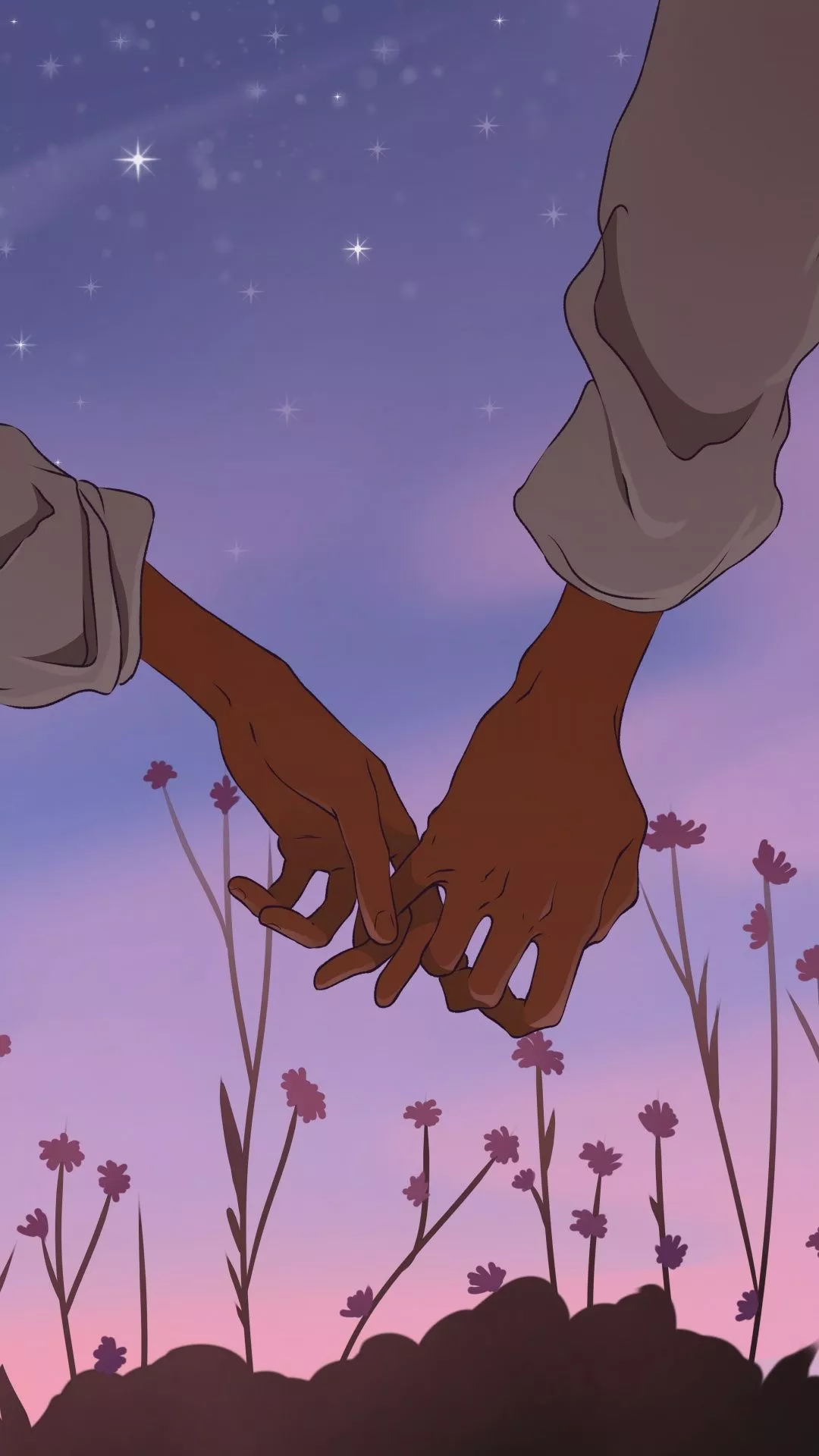 Lofi Wallpaper 4K, Couple, Hands