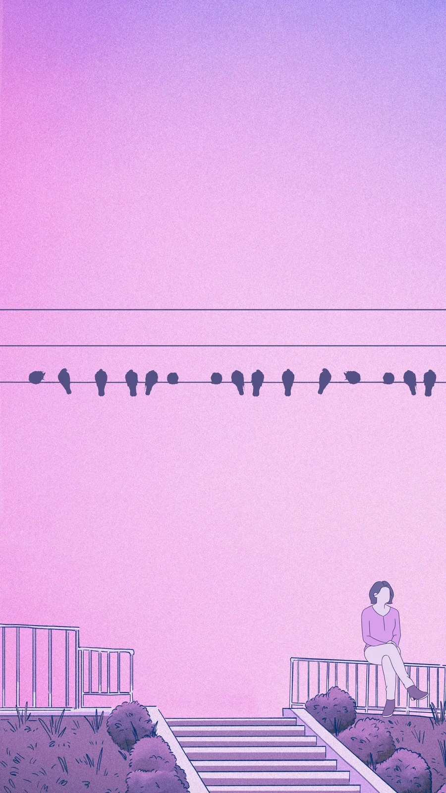 customizable wallpaper purple