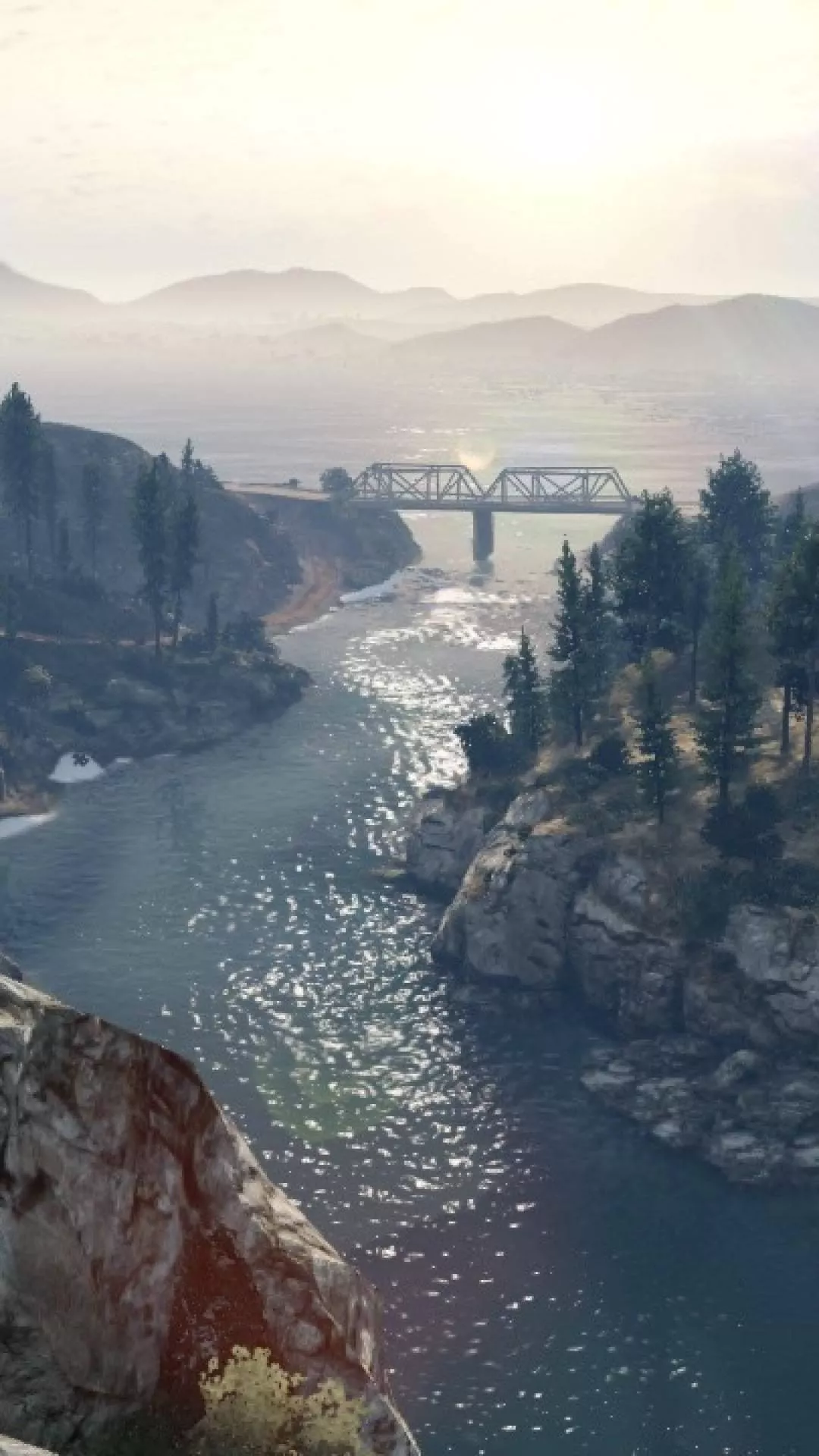 Gta 5 Phone River And Mountains