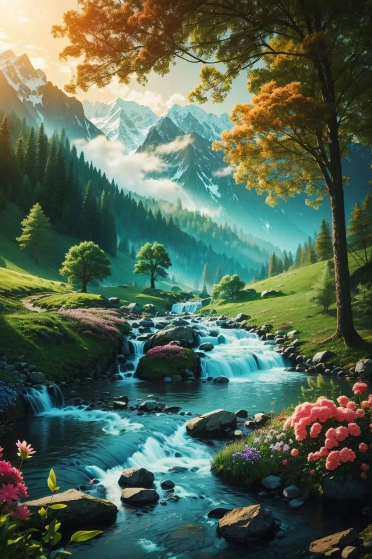 AI Generated Scenery Wallpaper For Phone