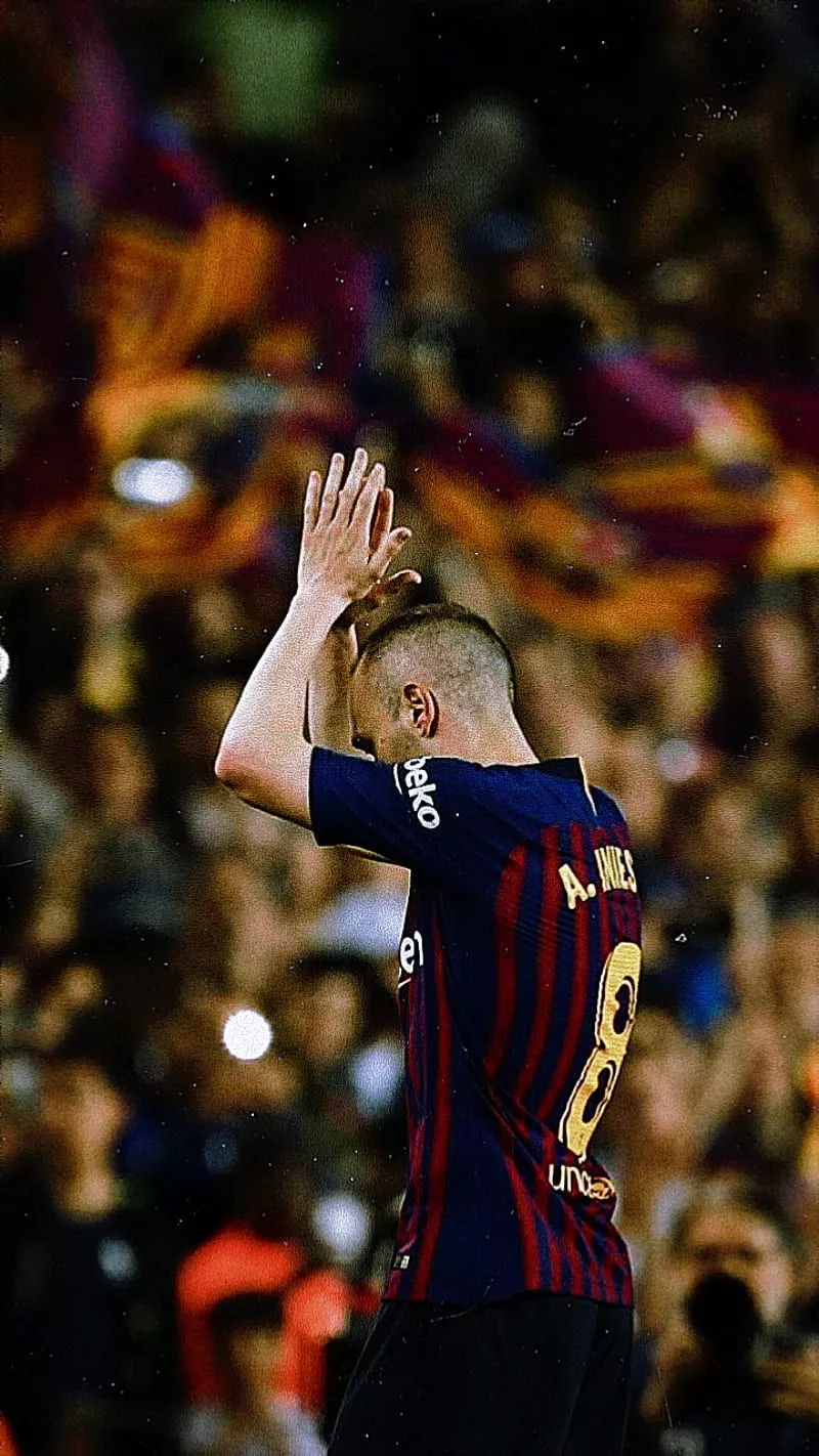 Andres Iniesta, barcelona, HD phone