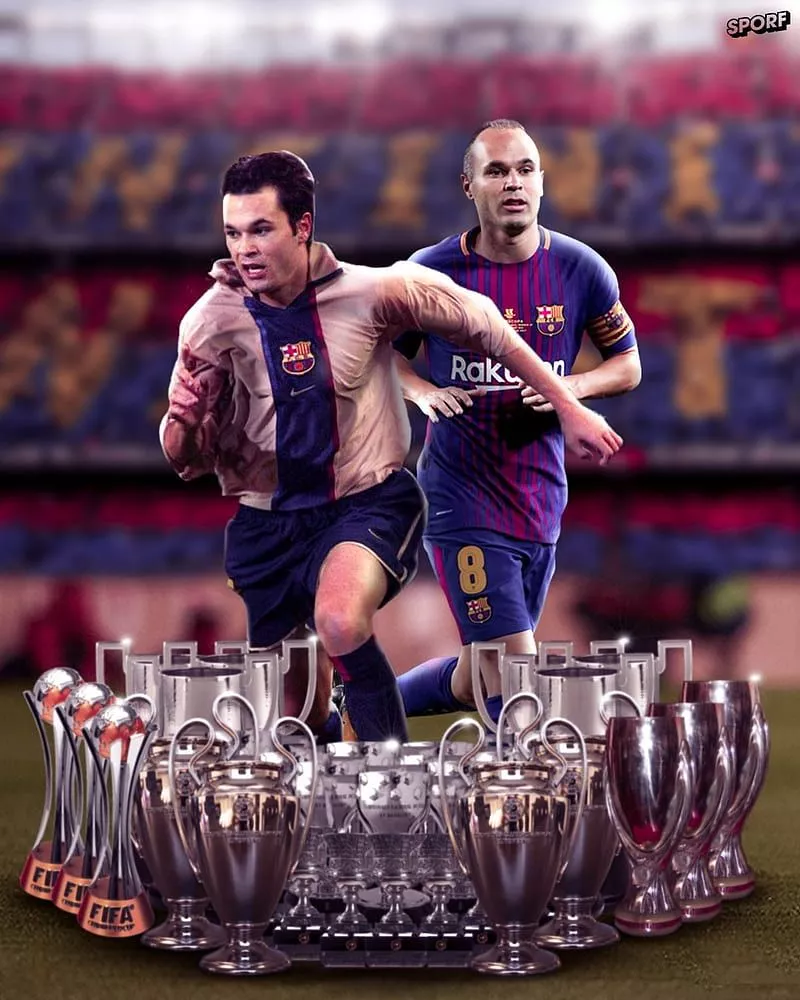 Iniesta Barcelona, iniesta, HD phone