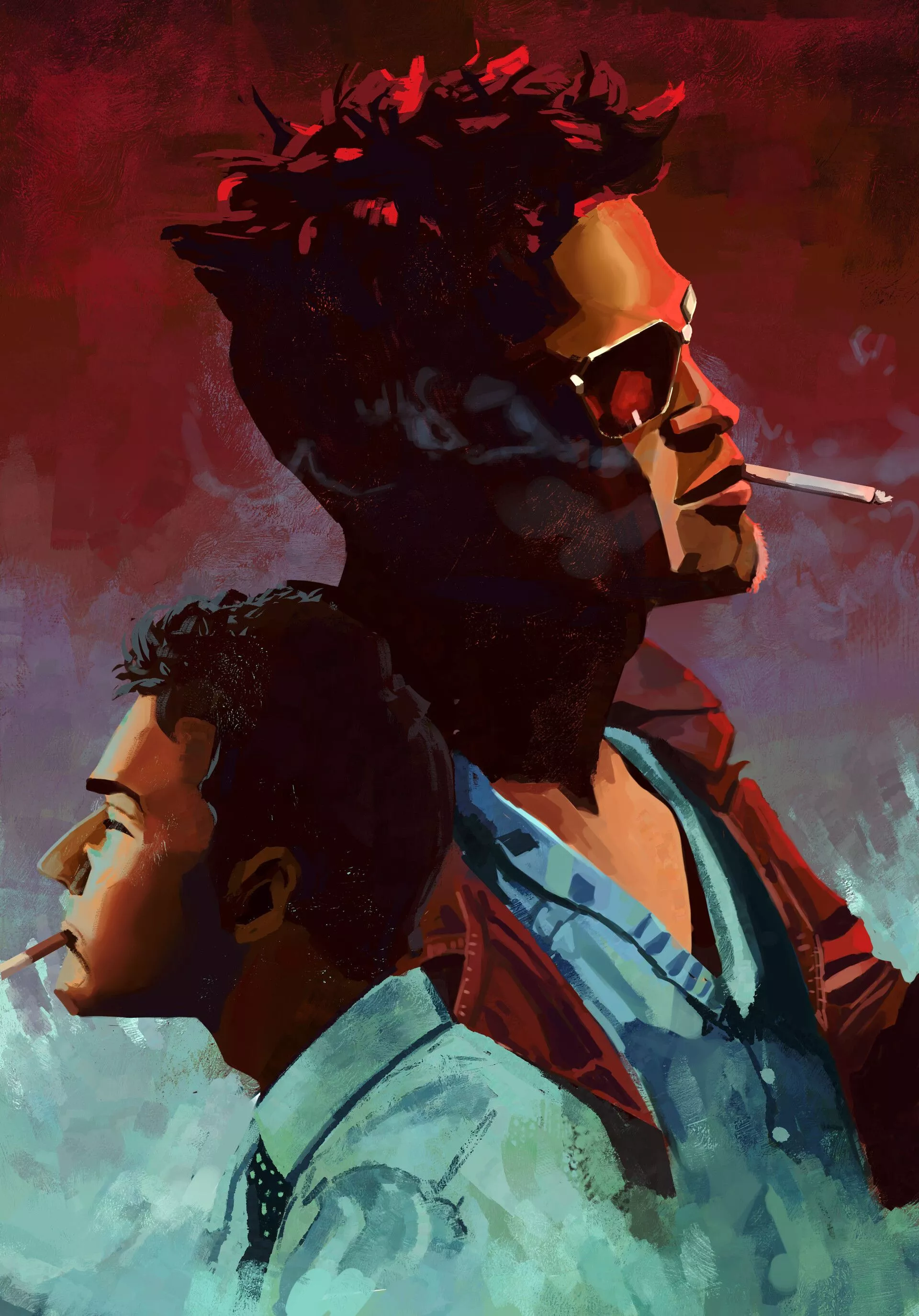Fight club poster like artwork