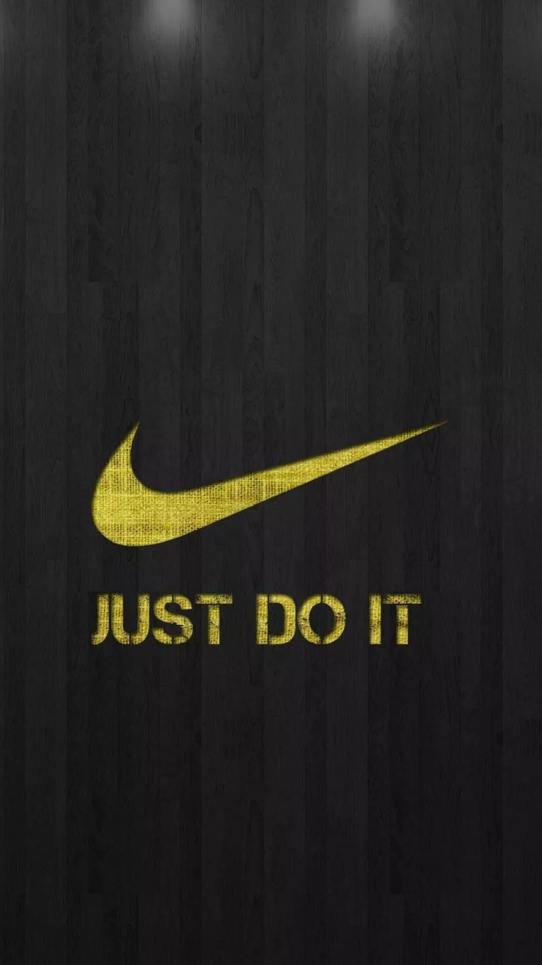 Nike iPhone Black And Yellow Wallpaper