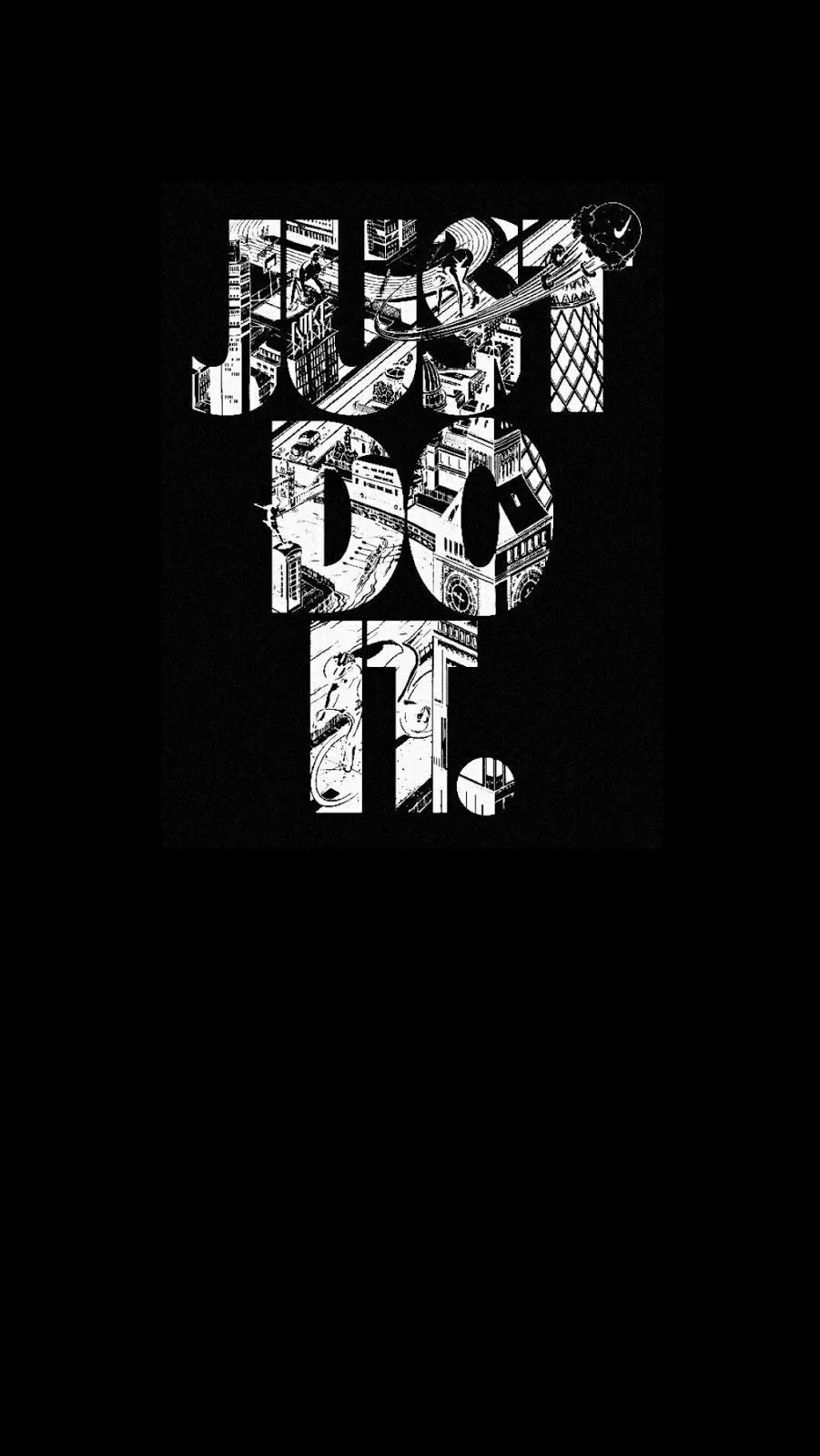 Nike Logo HD Wallpaper For iPhone X