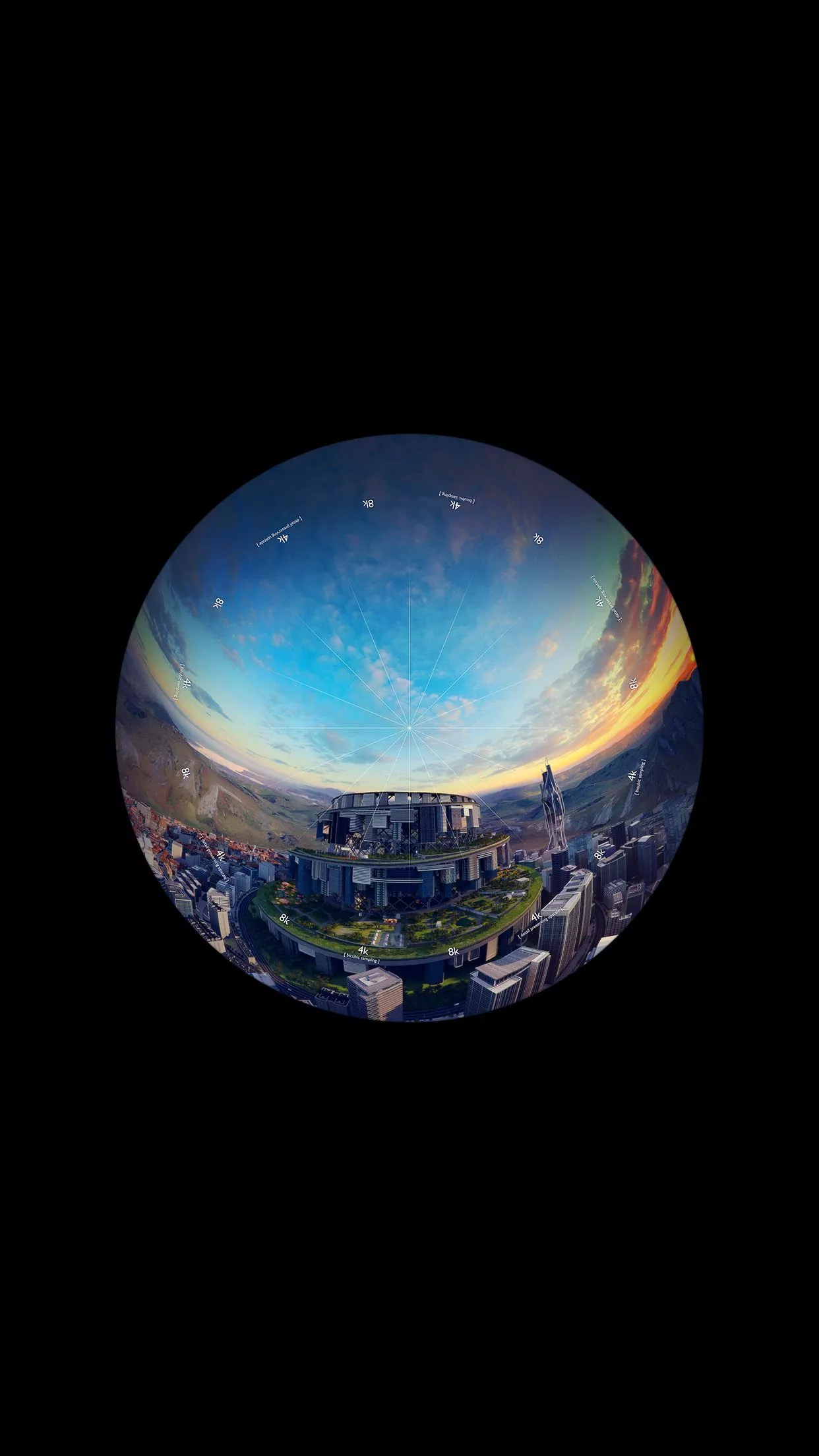 Circle Nature Earth Love Art Dark