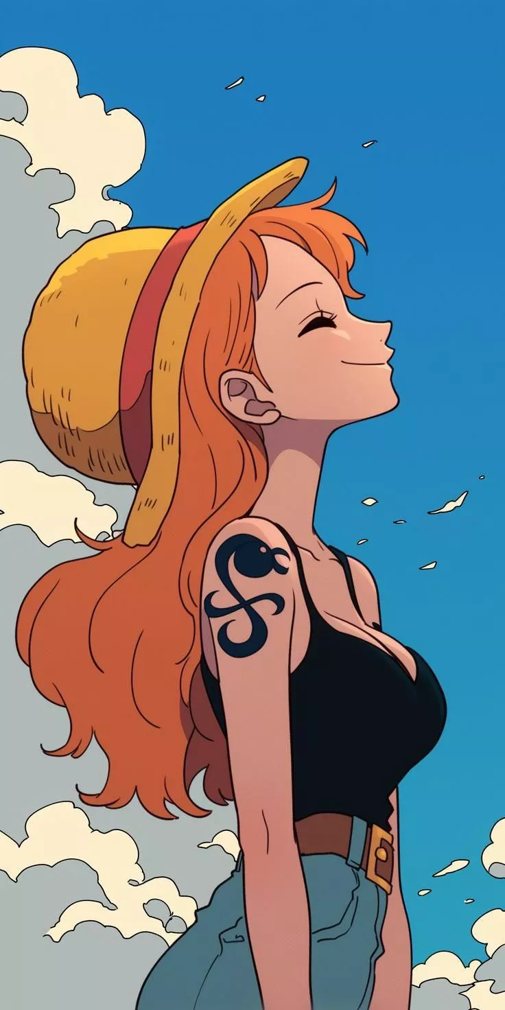 Nami. Vibrant One Piece