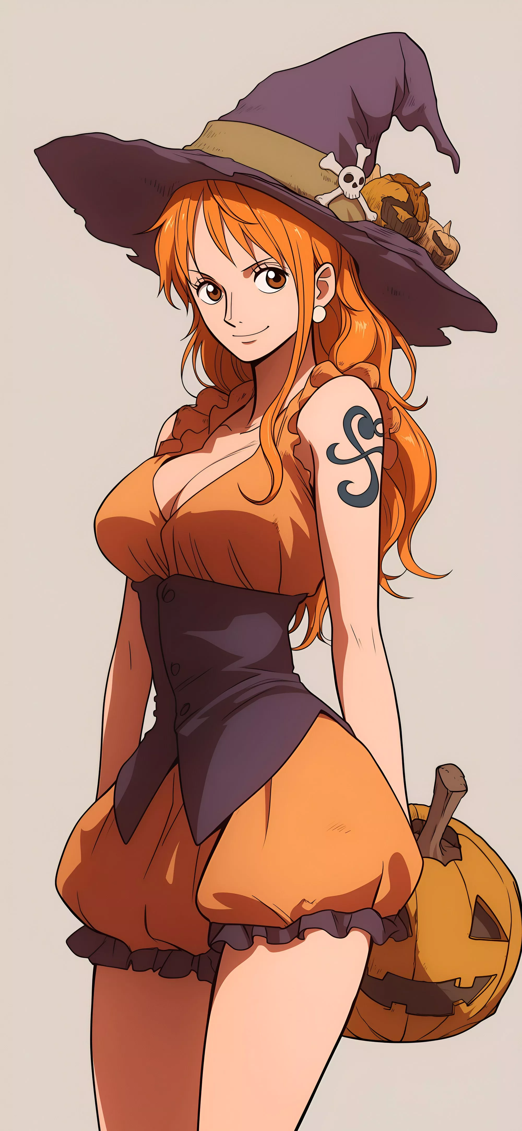 One Piece Nami Halloween Witch Costume