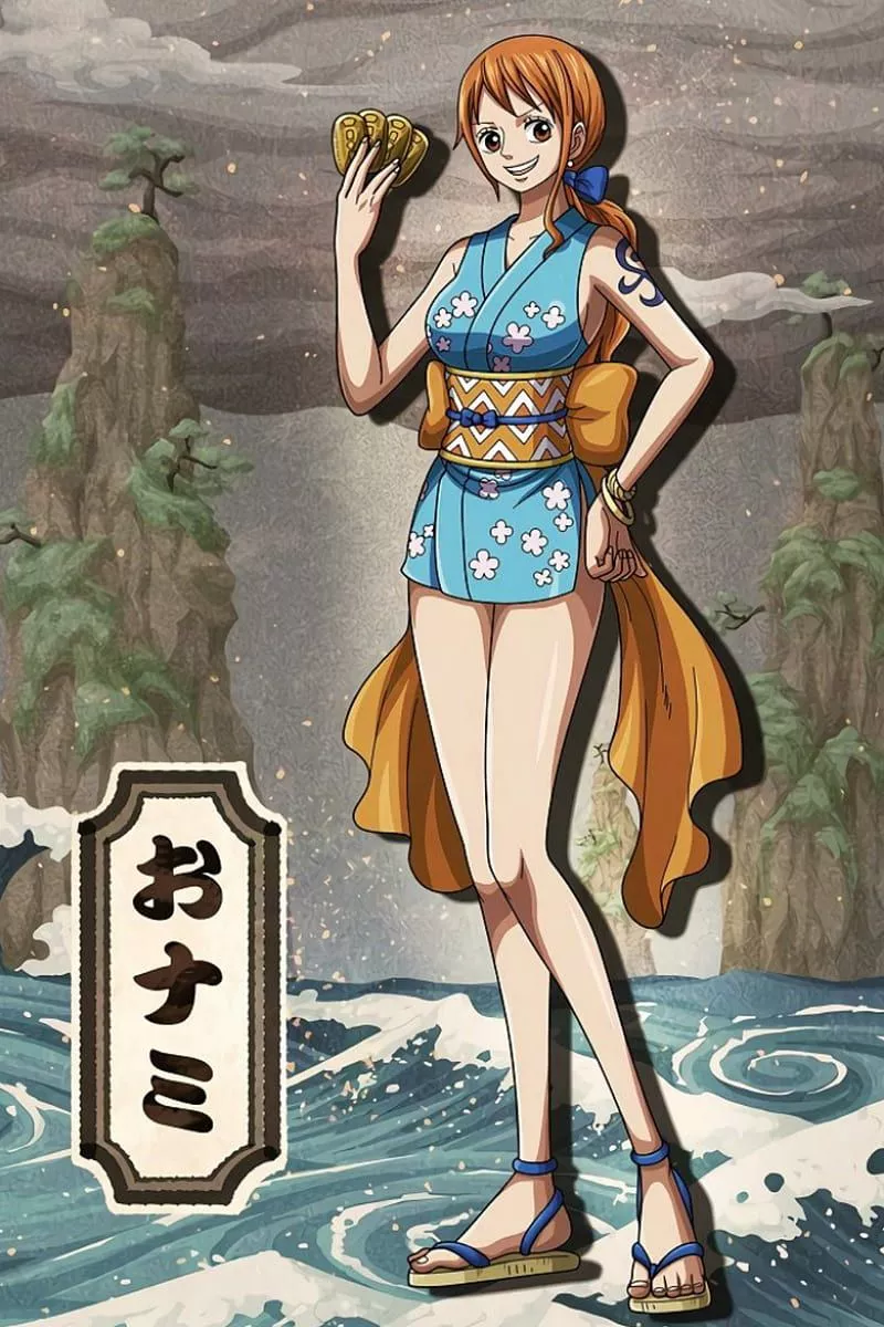 Nami wano, Anime, One piece, HD phone