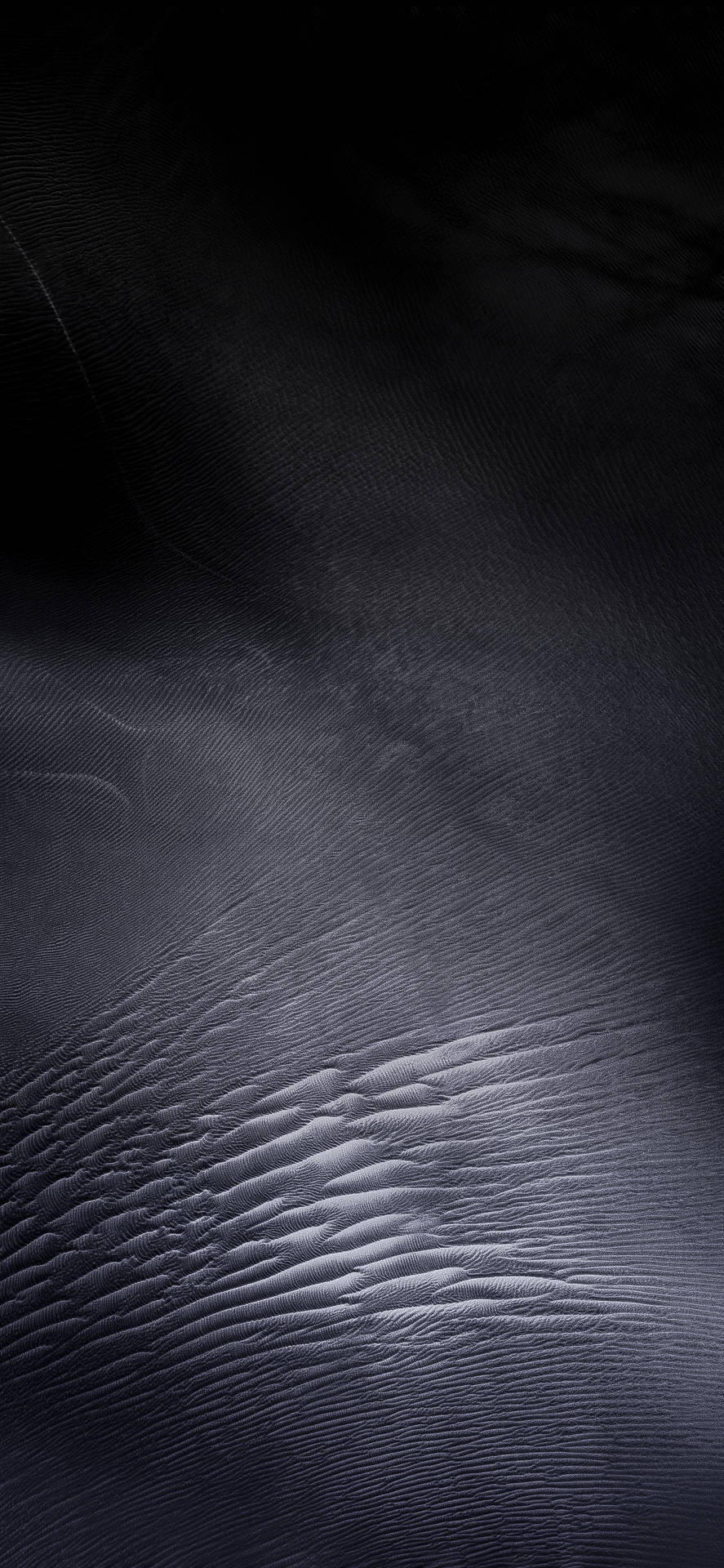 Crumpled Black Leather iPhone Wallpaper