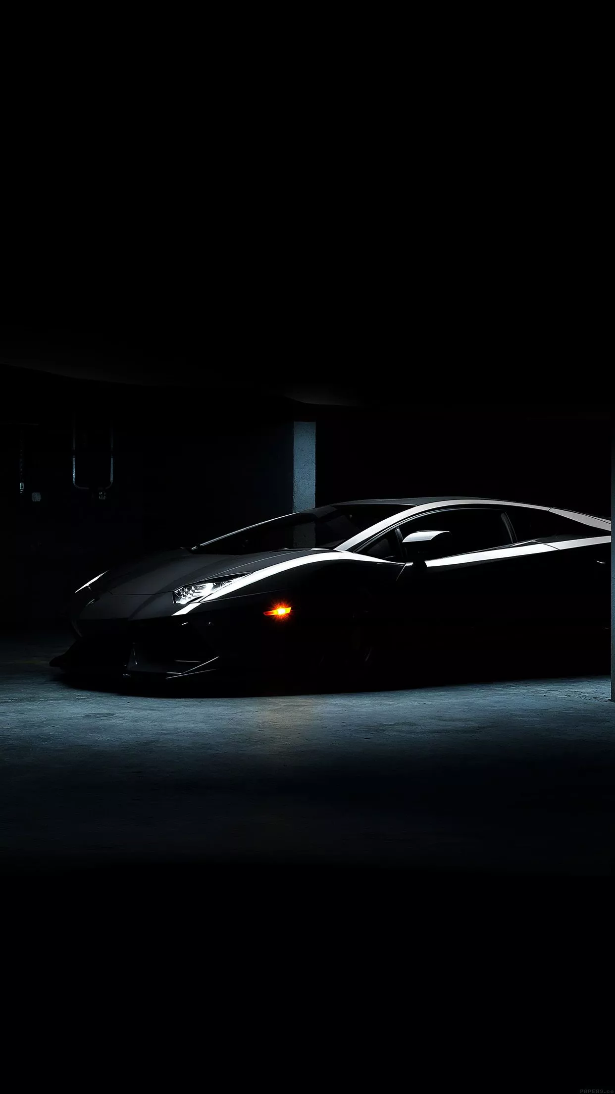 Lamborghini Car Dark Black Awesome