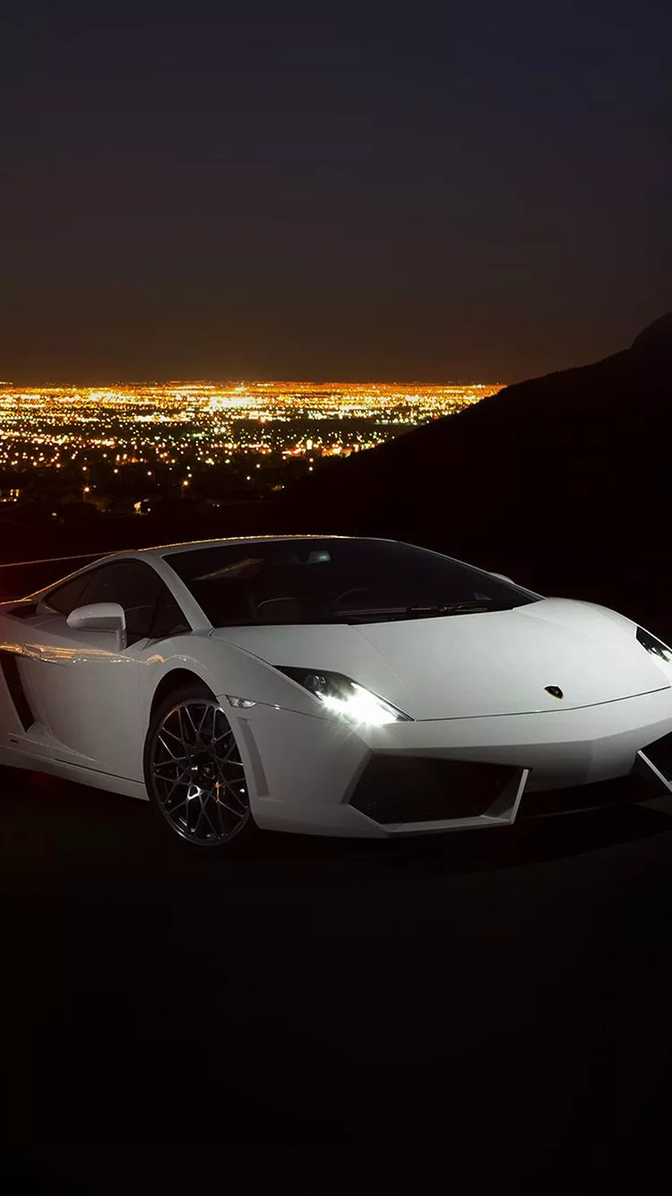 Car Lamborghini Art Dark Night Drive