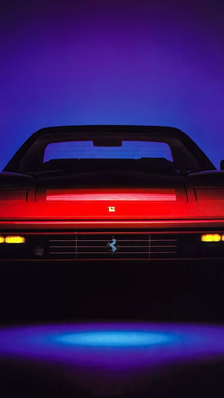 wallpaper 750x1334 ferrari, red