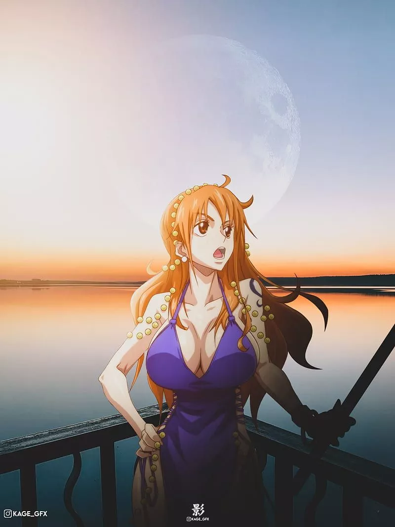 Nami, naruto, luffy, zoro, one piece