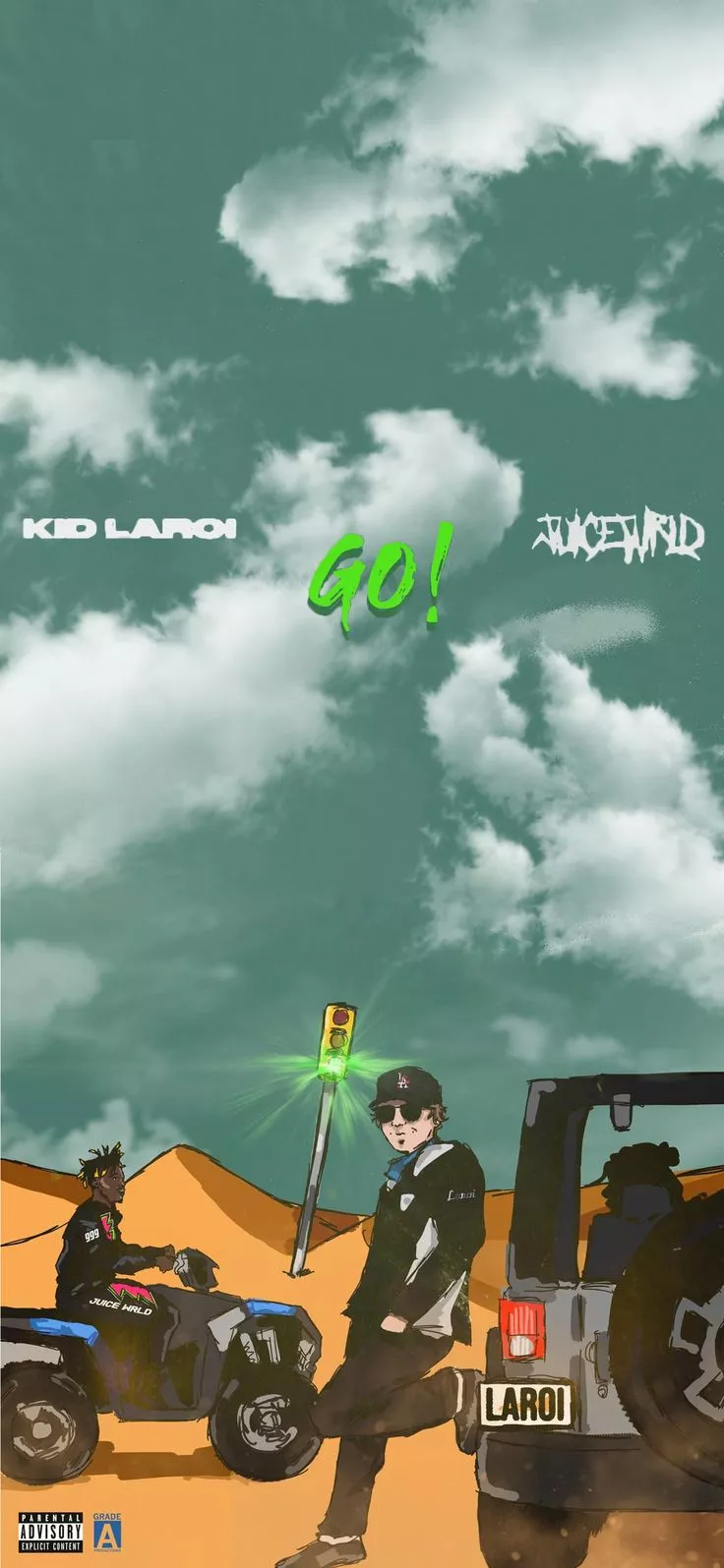 Go! Juice WRLD & Kid Laroi Wallpaper