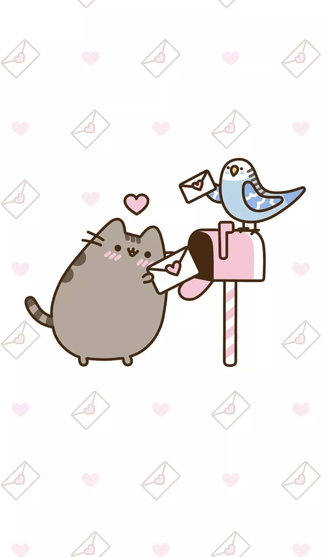 Download Pusheen Cat And Bird In A