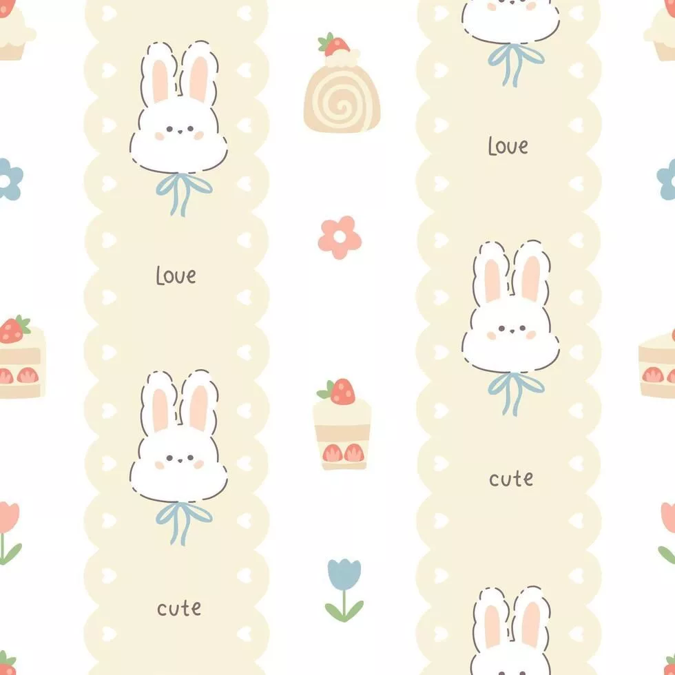 Preppy rabbit bunny and sweet various