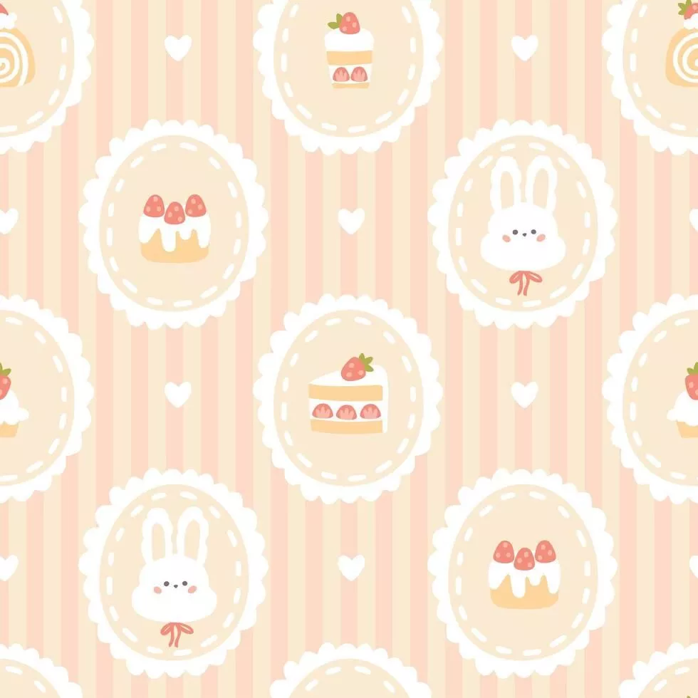 Preppy hare rabbit with sweet