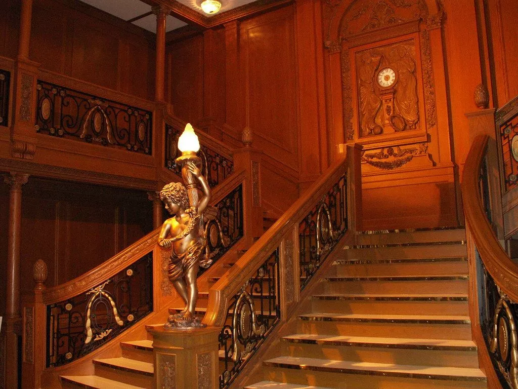 Grand Staircase at the Titanic Exhibit