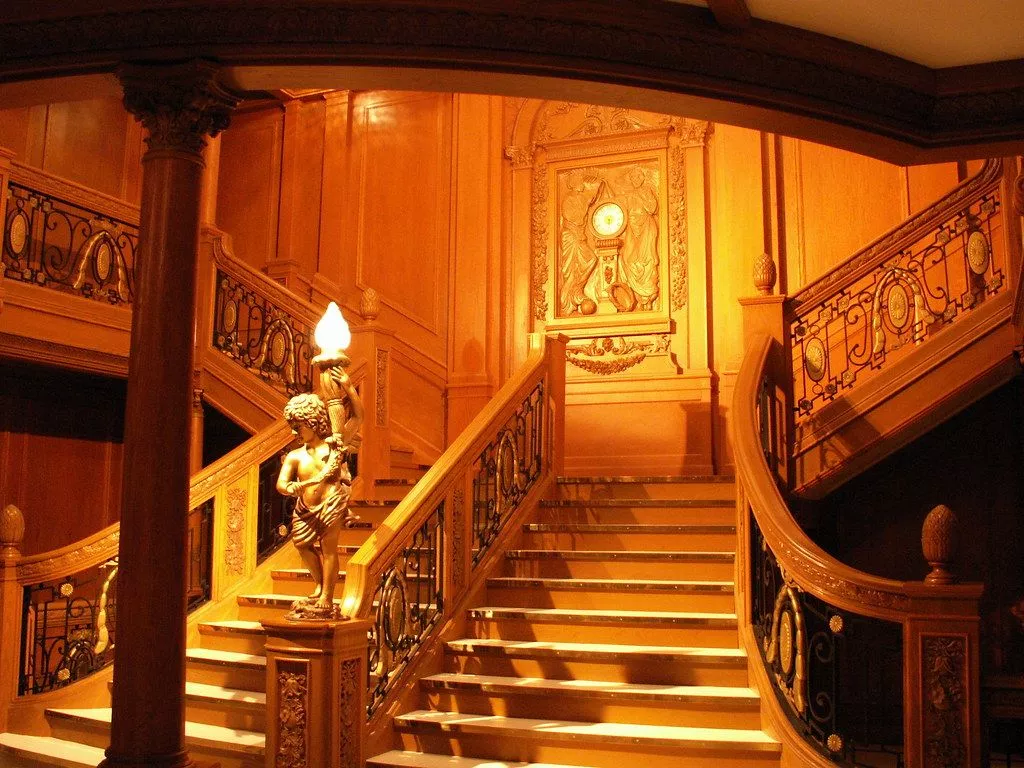 The Grand Staircase at the Titanic