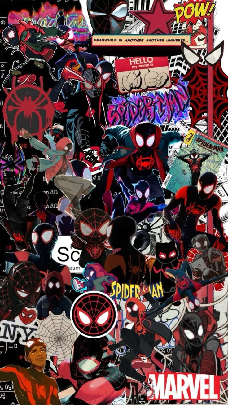Miles Morales Collage