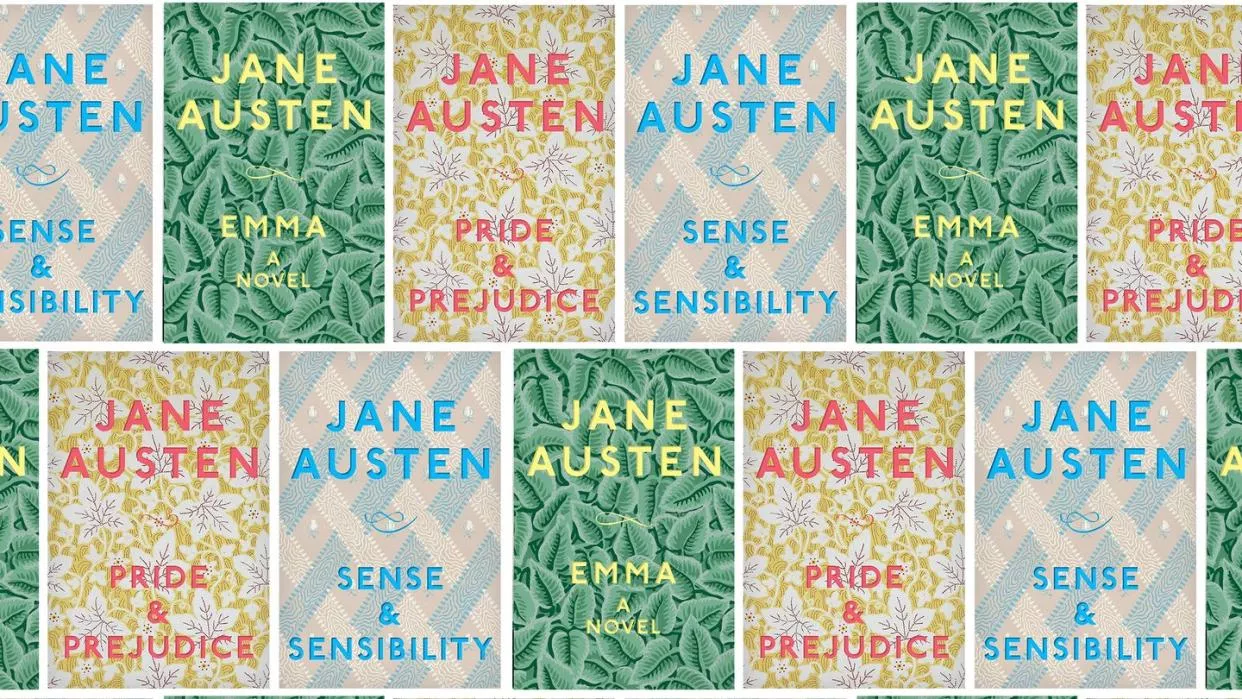 Jane Austen's Books Feature Wallpaper