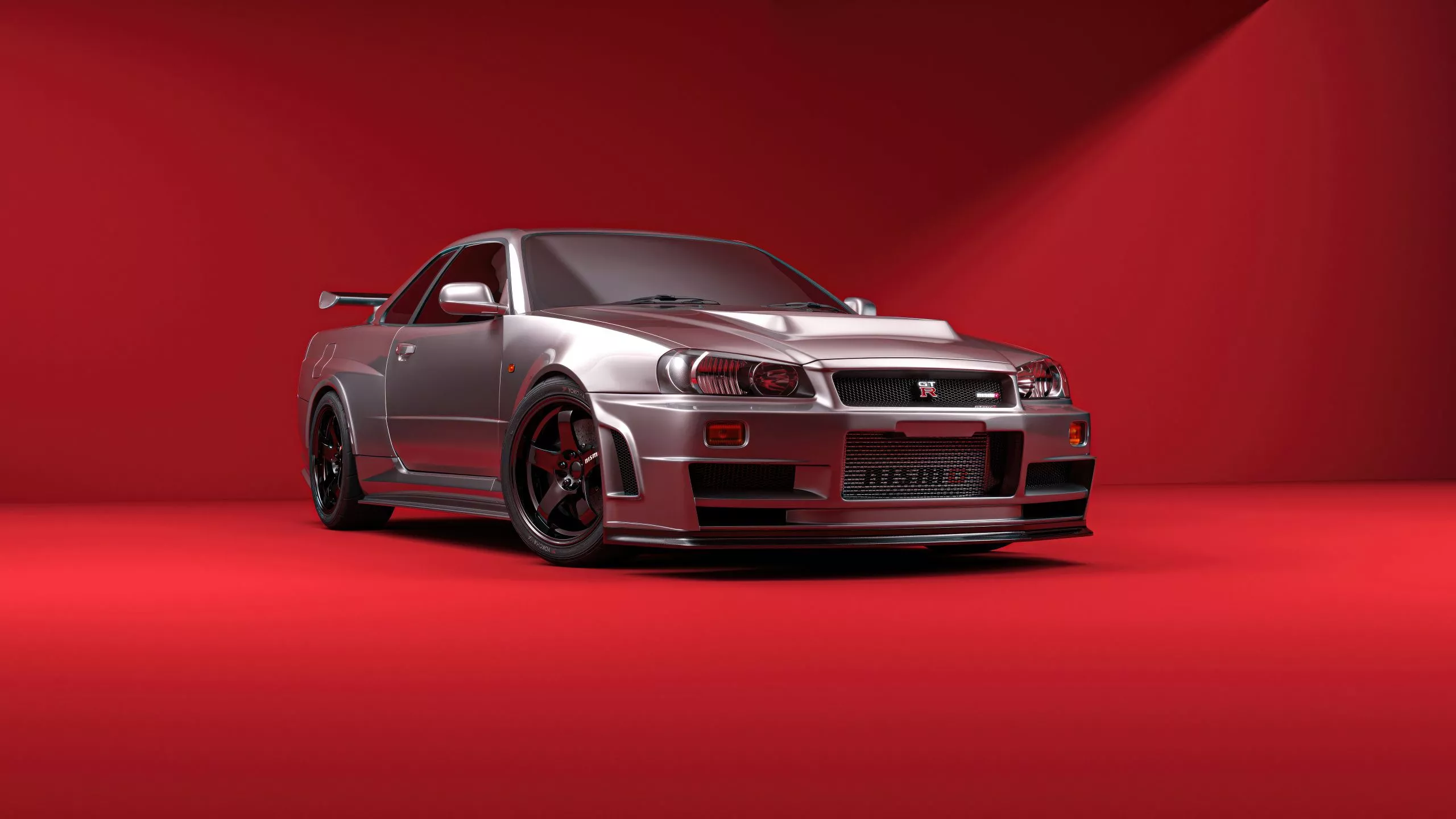 Download wallpaper 2560x1440 nissan r34