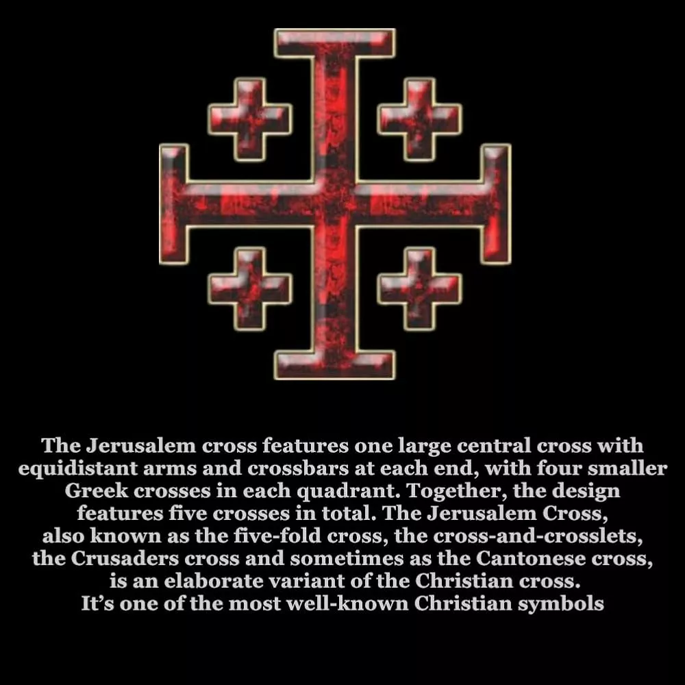 Jerusalem Crusaders Cross Ring