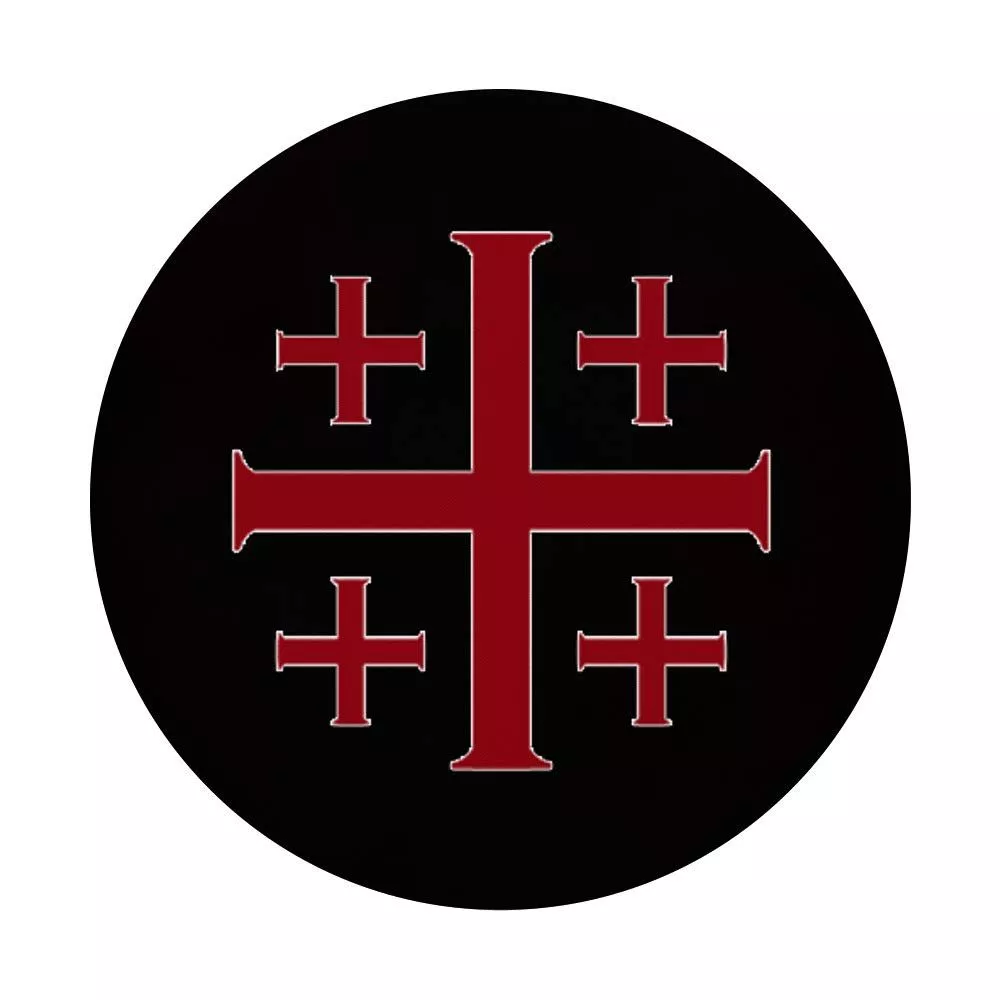 Jerusalem Cross Crusades Emblem