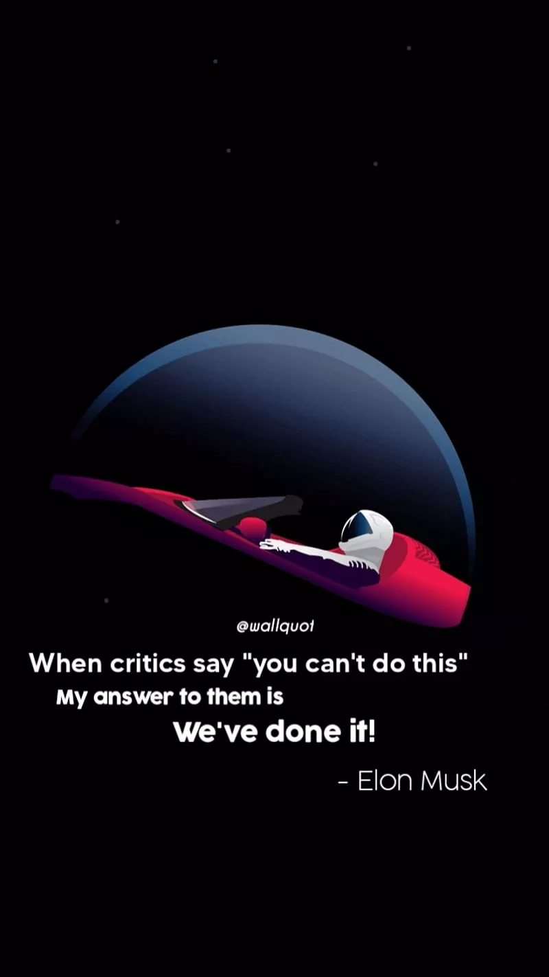 HD elon musk quotes wallpaper