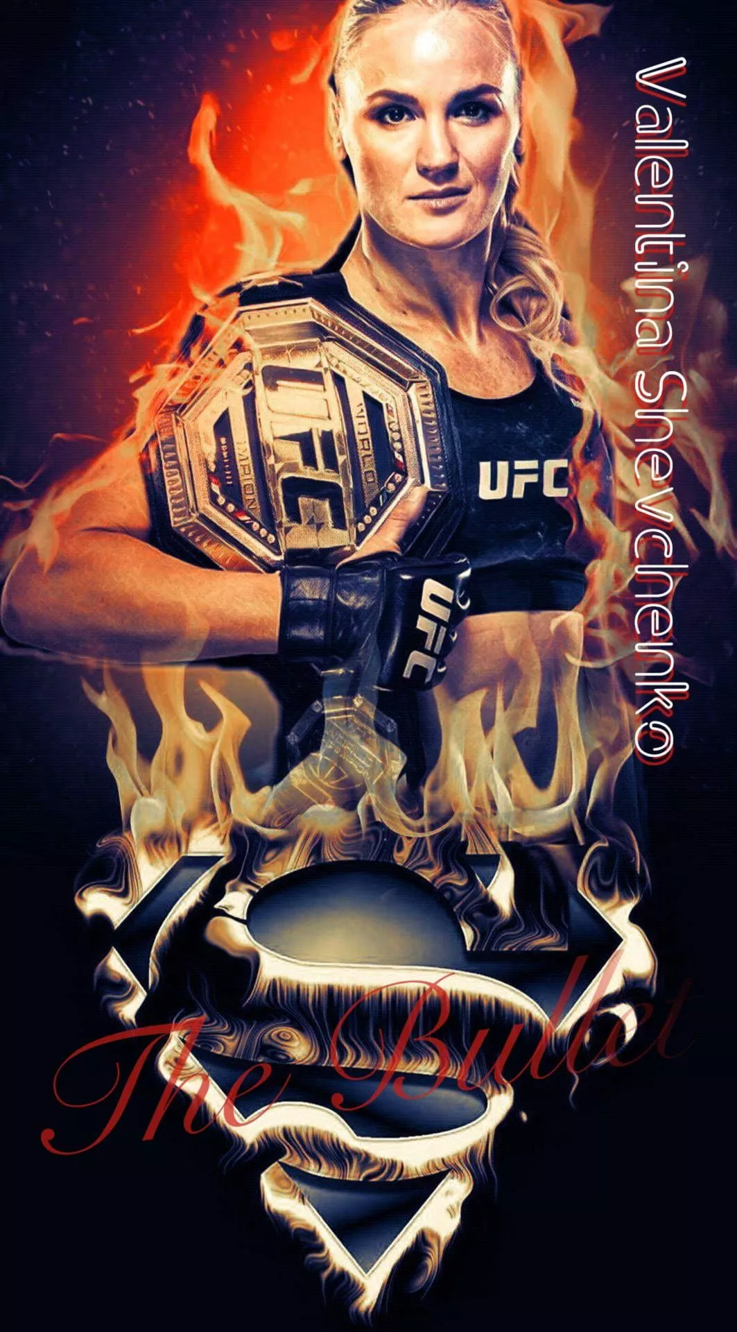 Valentina Shevchenko Bullet Ufc Art