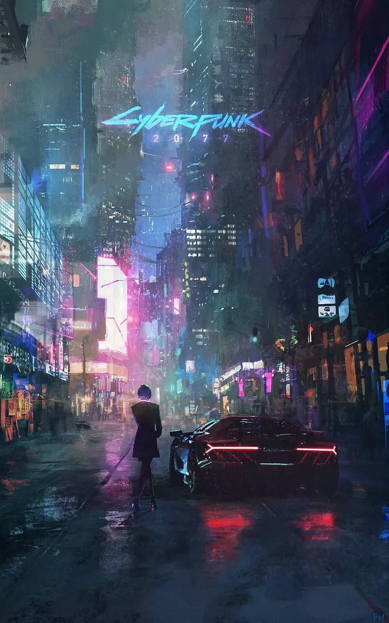 Cyberpunk 2077, cyber, neon, Futurism