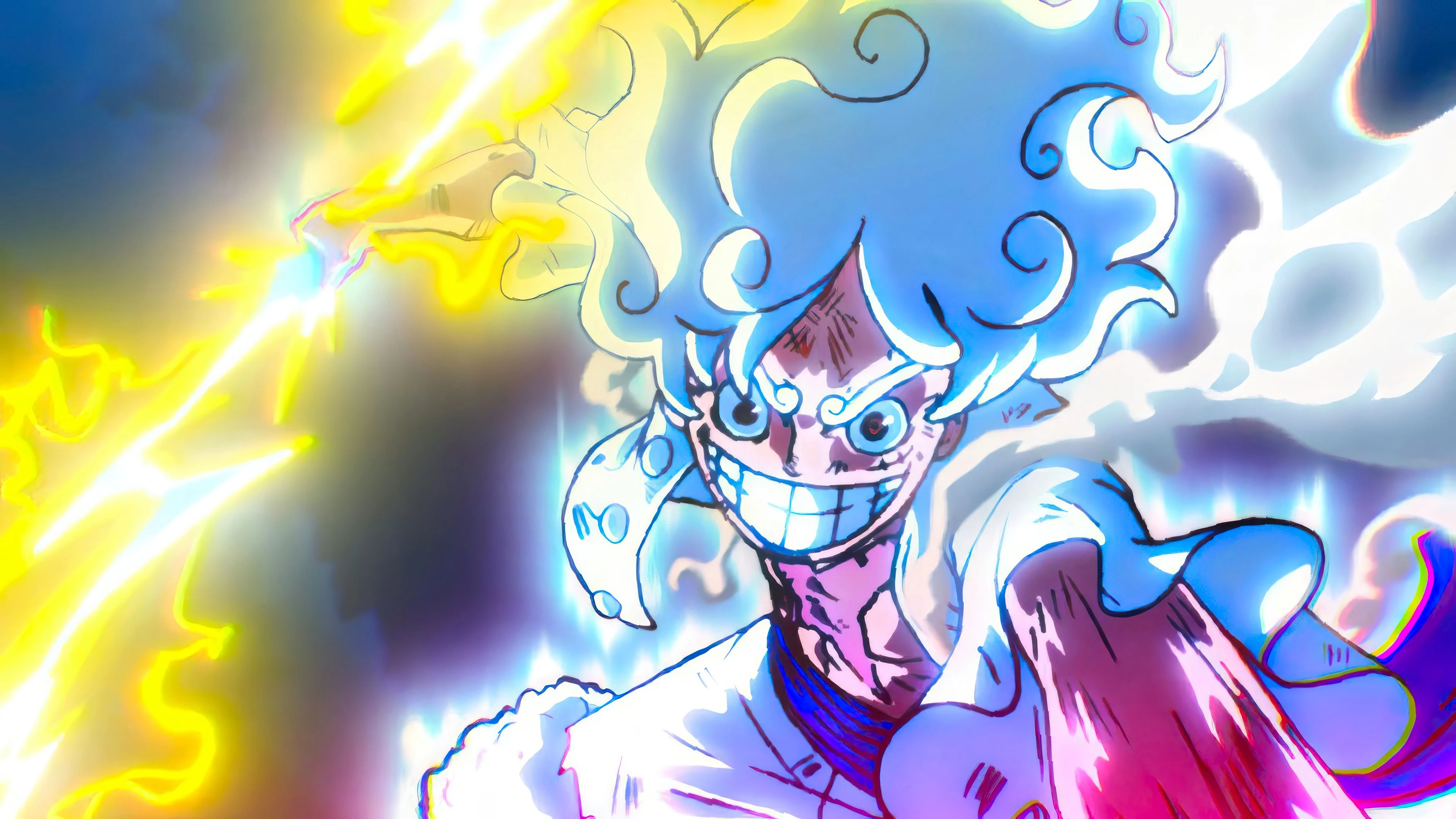 Luffy Gear 5 Anime Wallpaper 4k HD