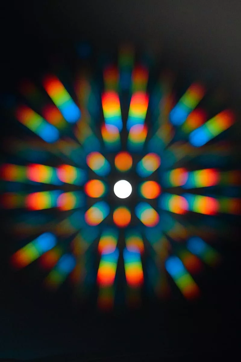 HD light spectrum wallpaper