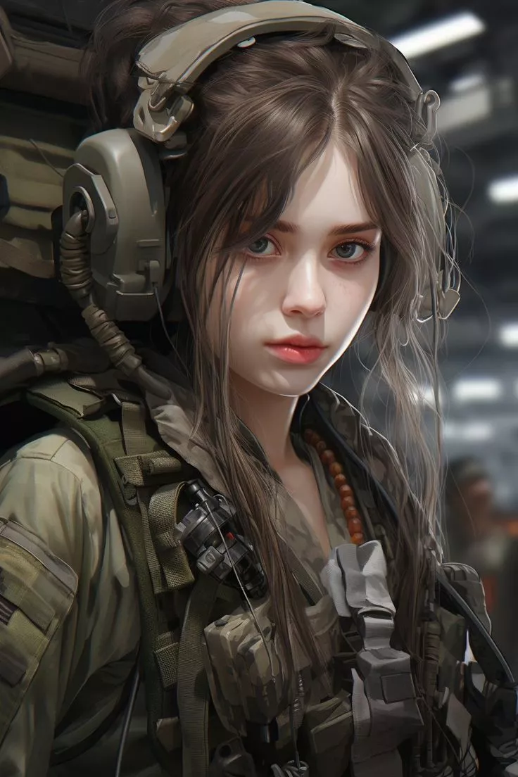 Army Girl HD Wallpaper