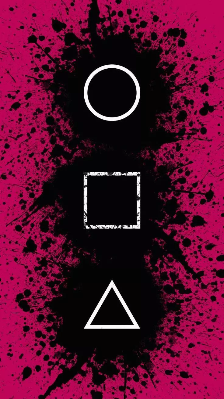 Squid Game Logo iPhone Wallpaper