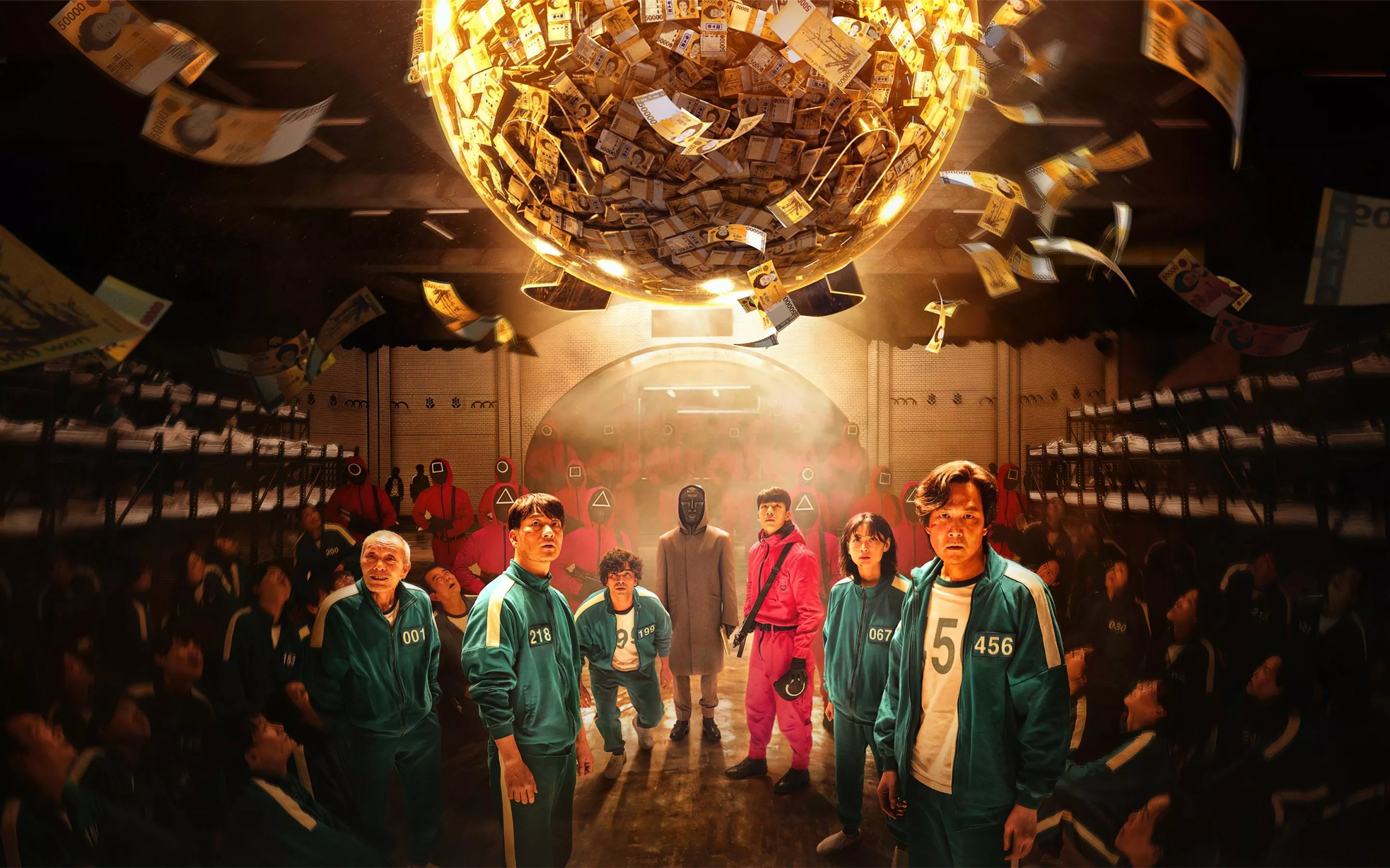 Squid Game Wallpaper 4K, TV series