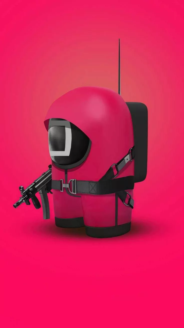 squid game x among us iPhone Wallpaper