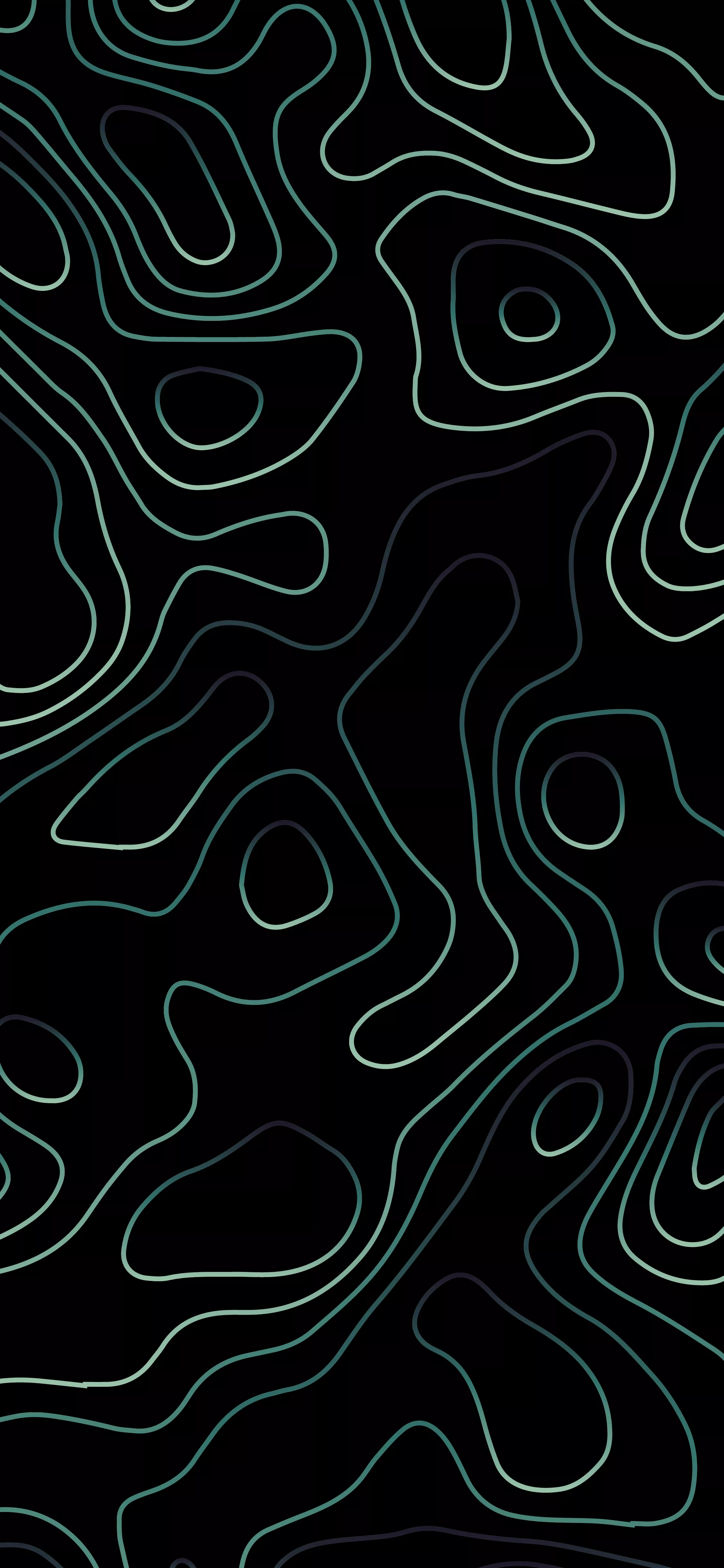 Multicolor topography wallpaper for iPhone