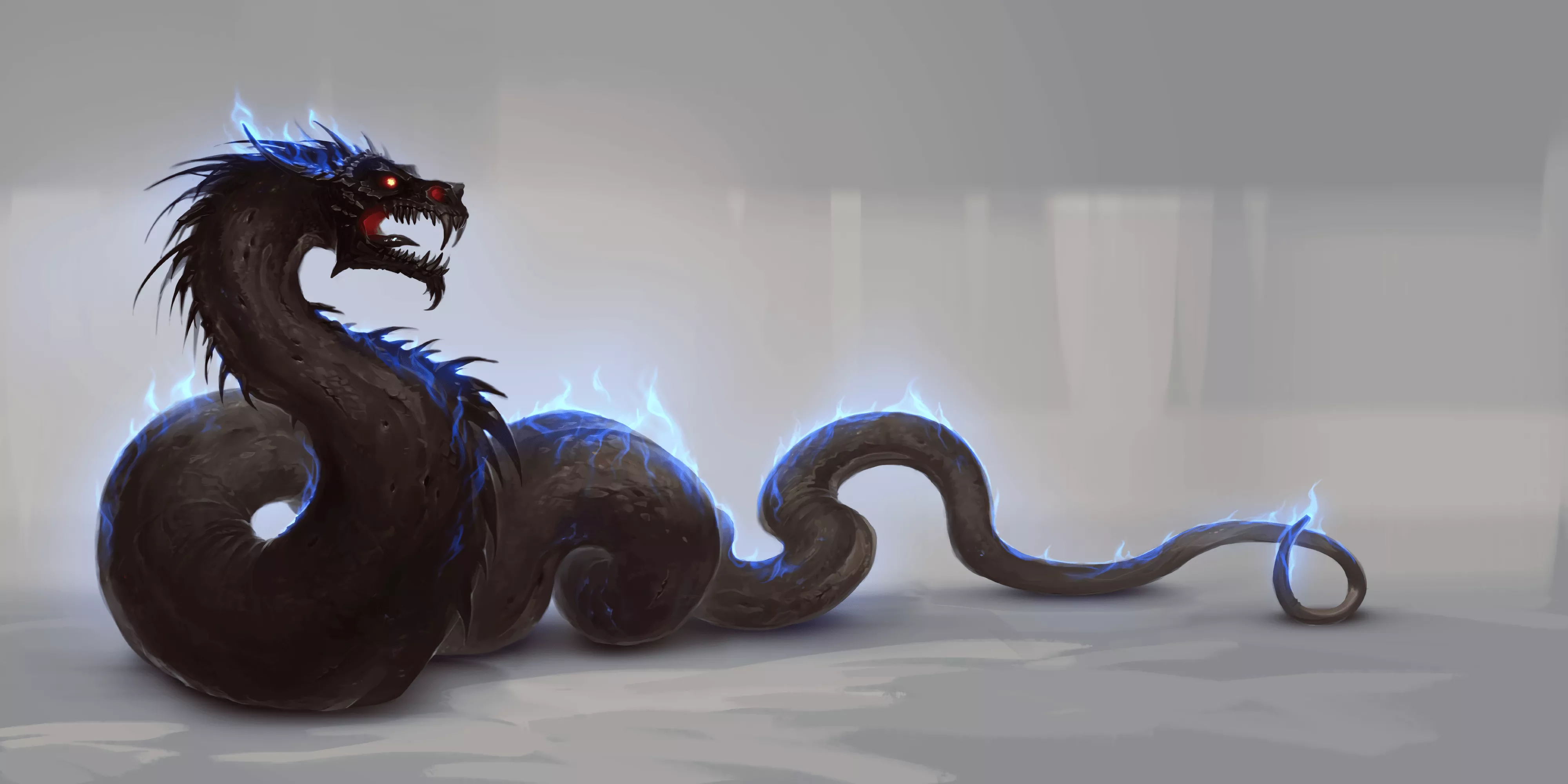 Wyrm Fantasy Creature HD Wallpaper