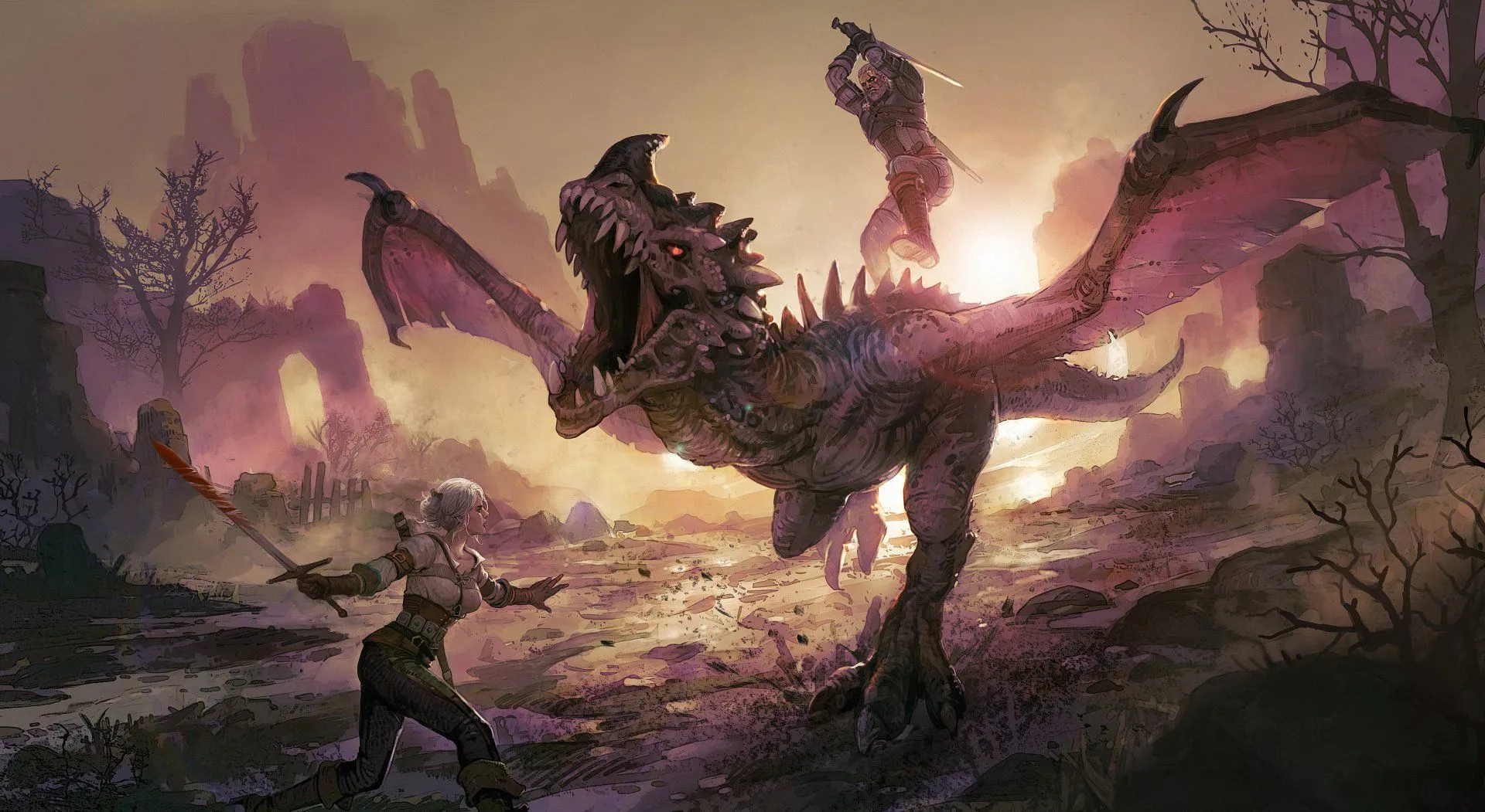 Download Geralt Of Rivia Ciri The