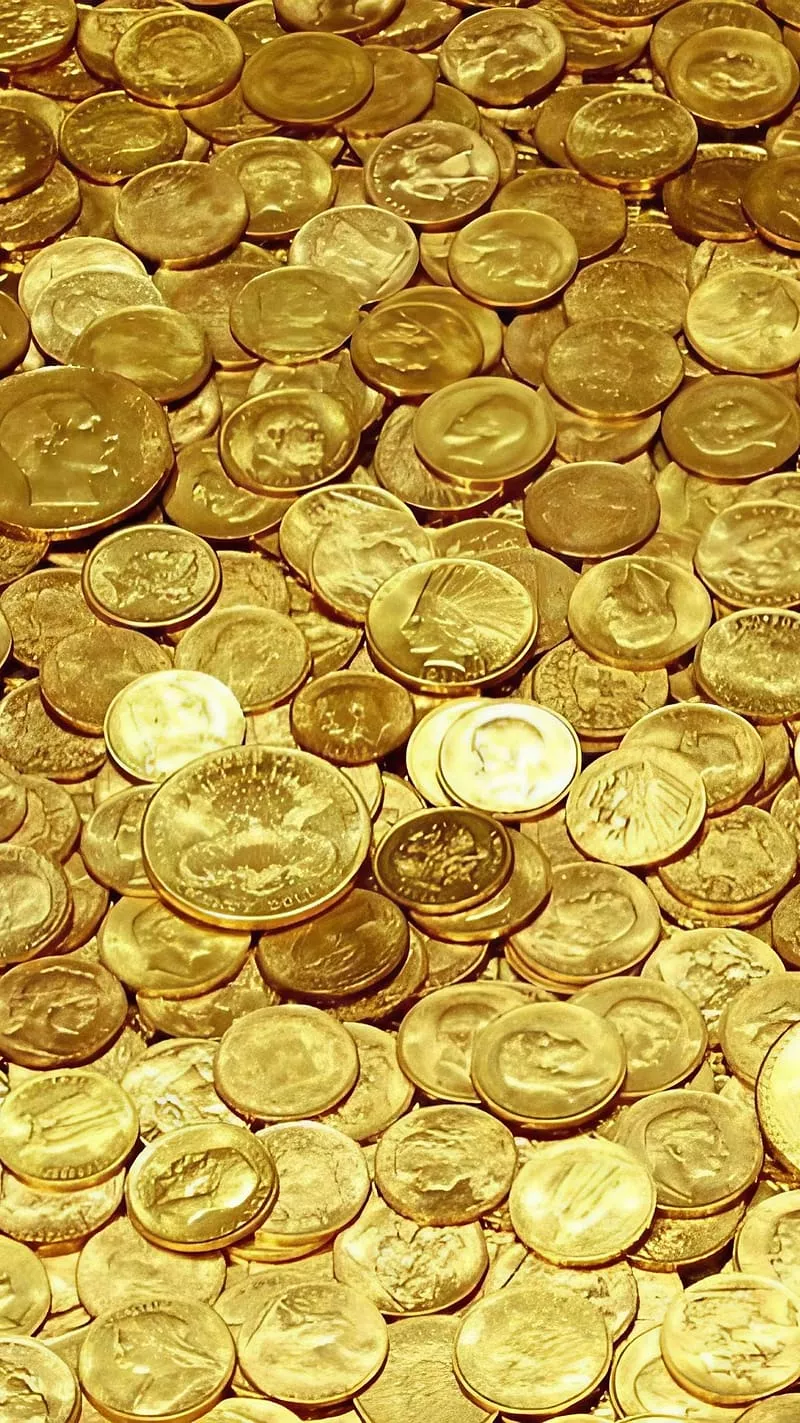 Gold Coins, HD phone wallpaper