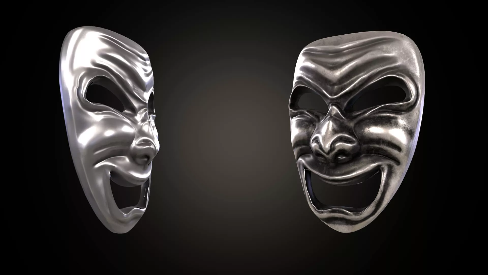 Theater Masks Pack (10 Masks)