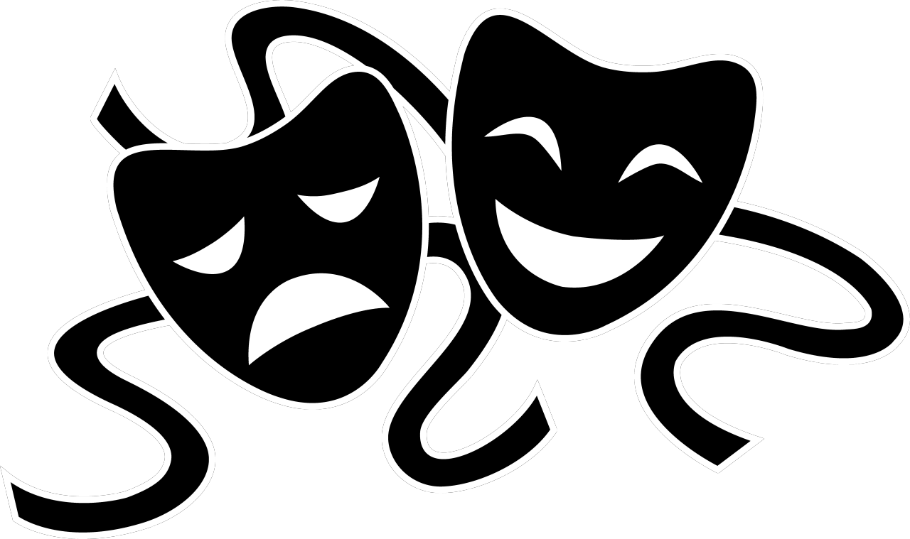 Download Theatre Masks Comedy Tragedy